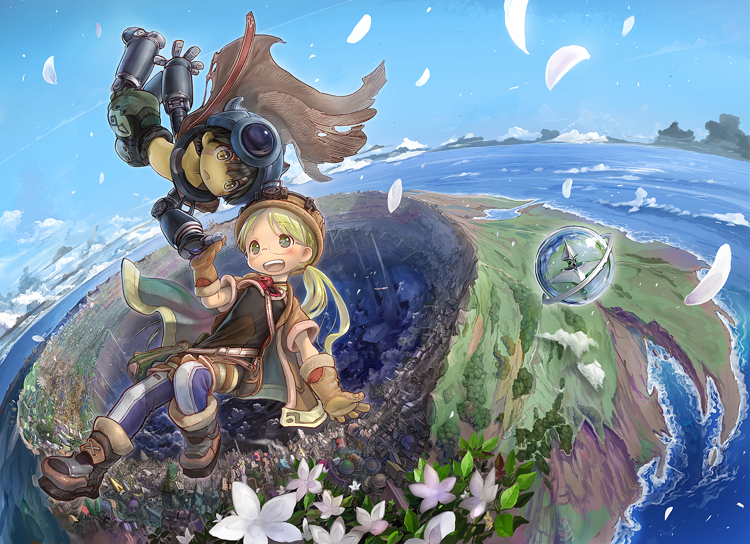 Riko and Reg from Made in Abyss HD Wallpaper