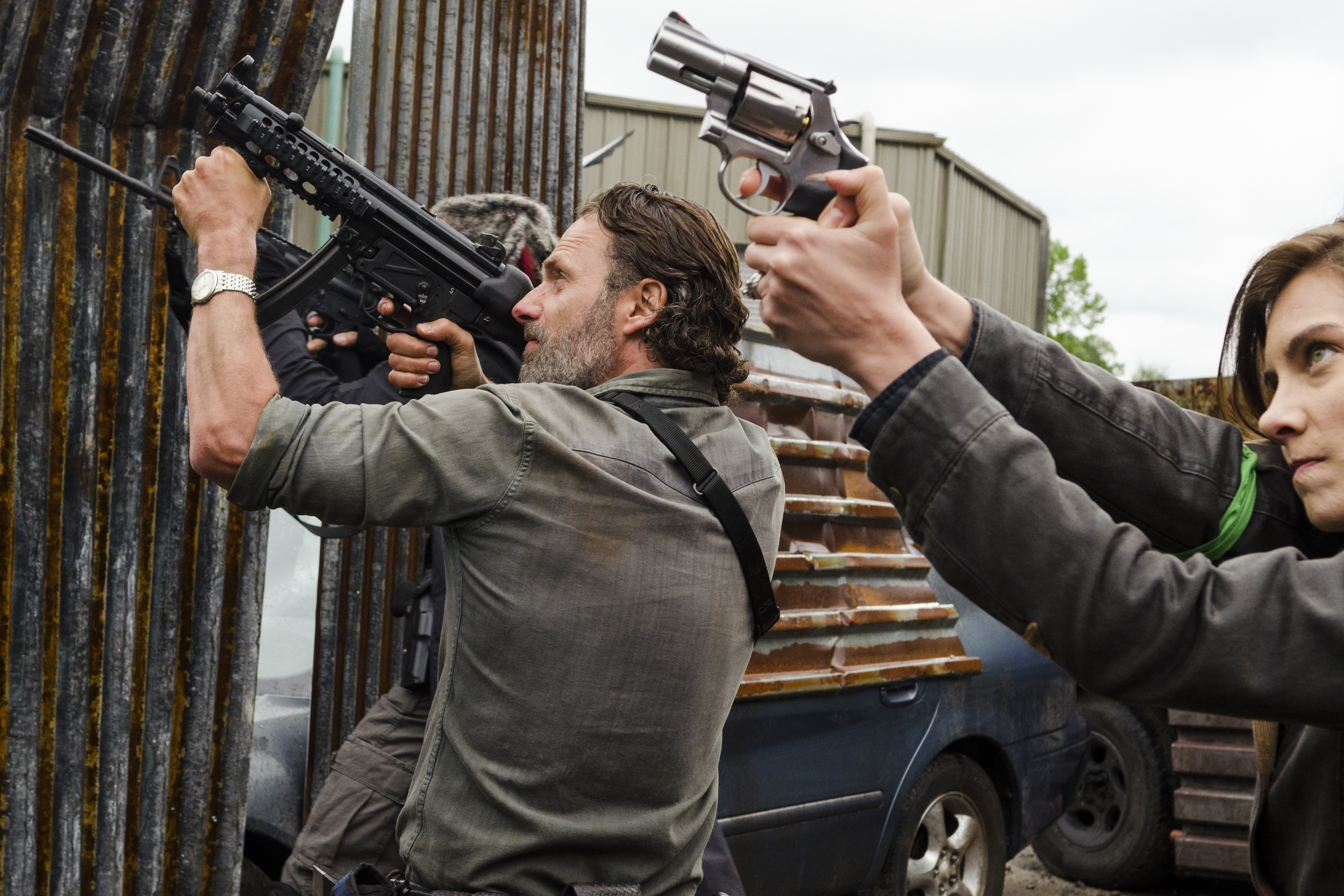 Rick Grimes and Maggie Greene from The Walking Dead HD Wallpaper