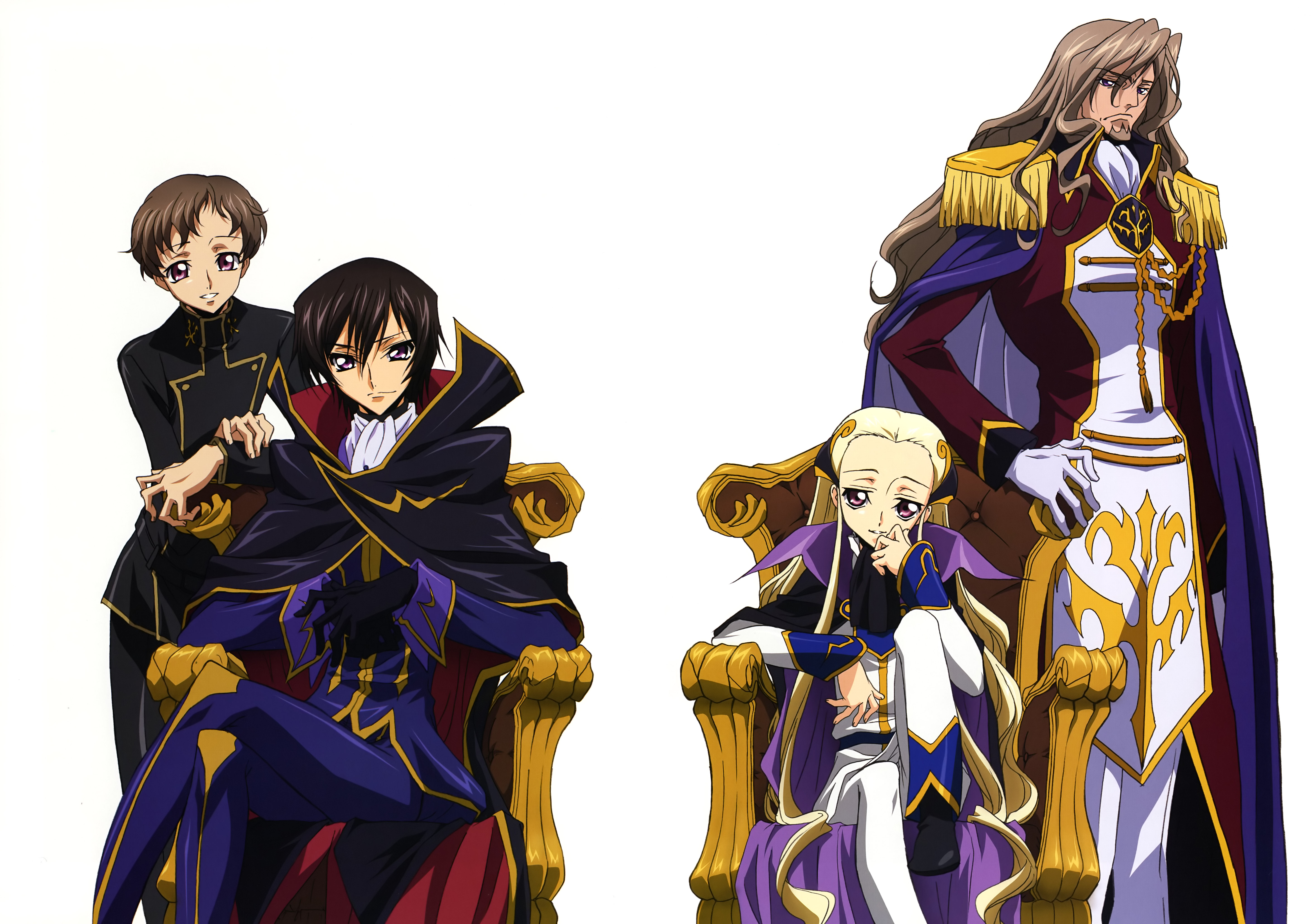 Rolo Lamperouge and Lelouch vi Britannia from Code Geass HD Wallpaper