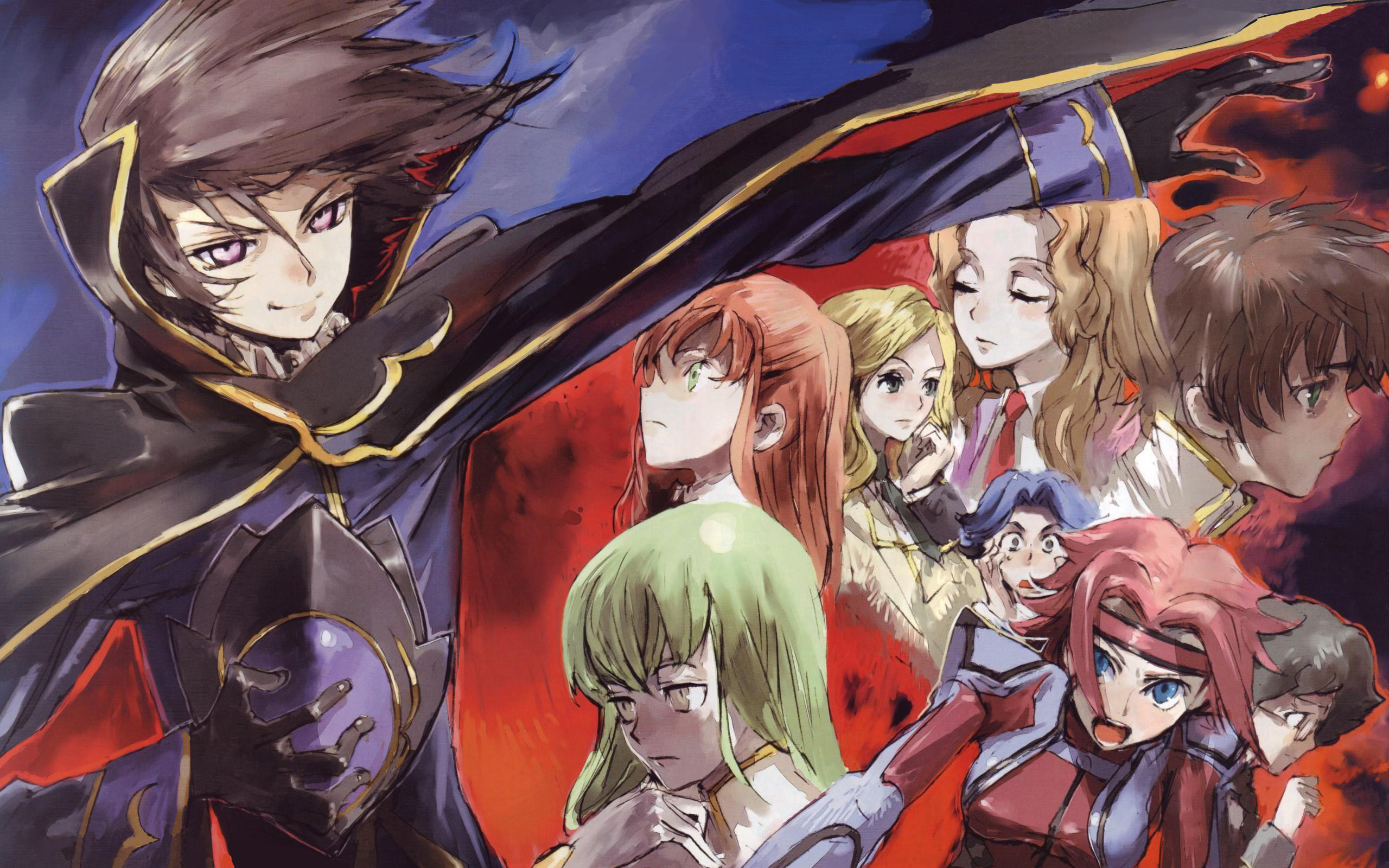 Code Geass: Lelouch of the Rebellion characters HD Wallpaper