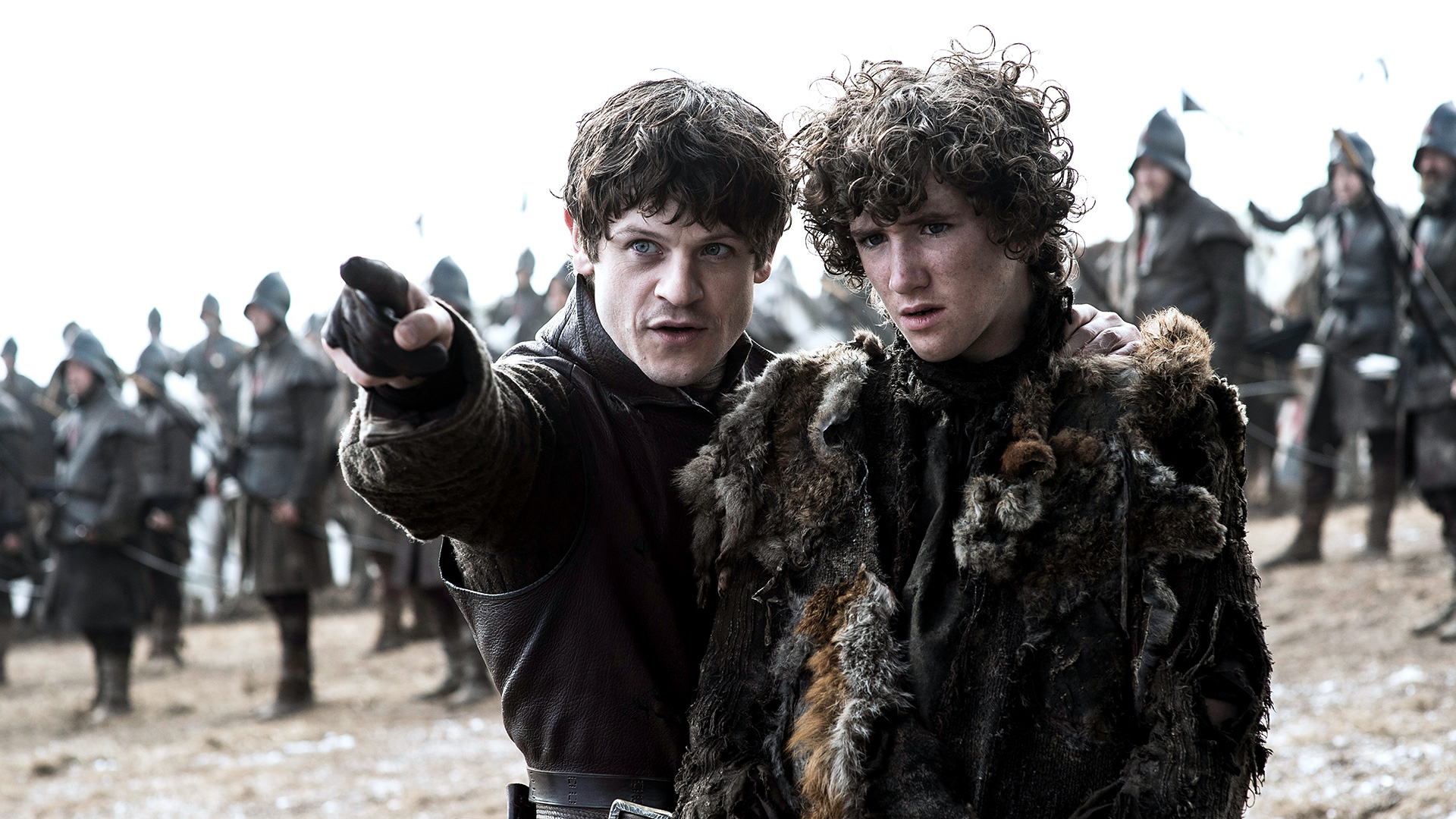Ramsay Bolton and Rickon Stark from Game of Thrones HD Wallpaper