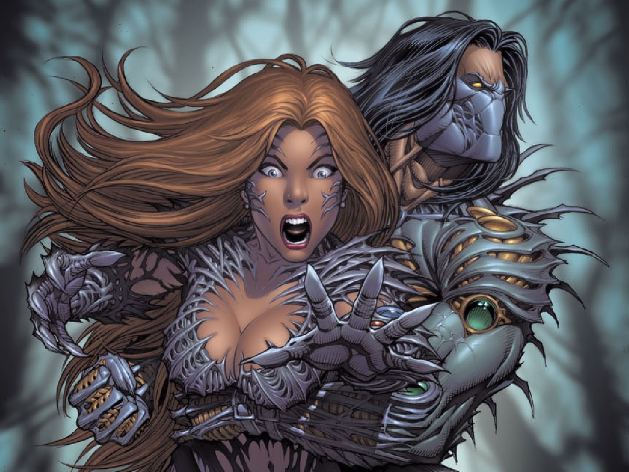 Sara Pezzini and Witchblade from Witchblade HD Wallpaper