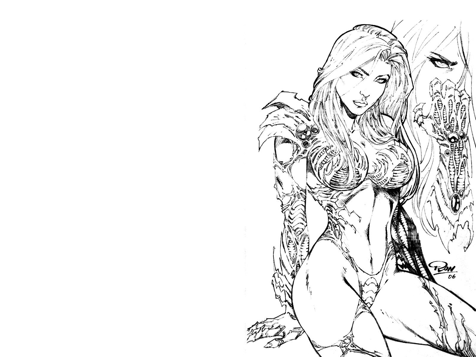 Witchblade by Ron 2006 HD Wallpaper