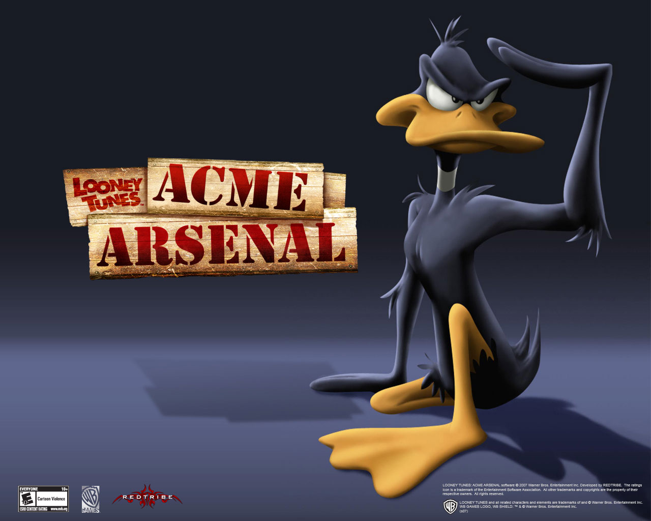 Daffy Duck from Looney Tunes: Acme Arsenal HD Wallpaper
