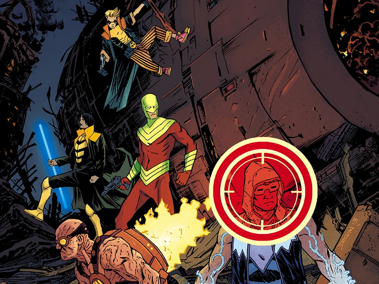 Captain Cold and Rogues from DC Comics HD Wallpaper