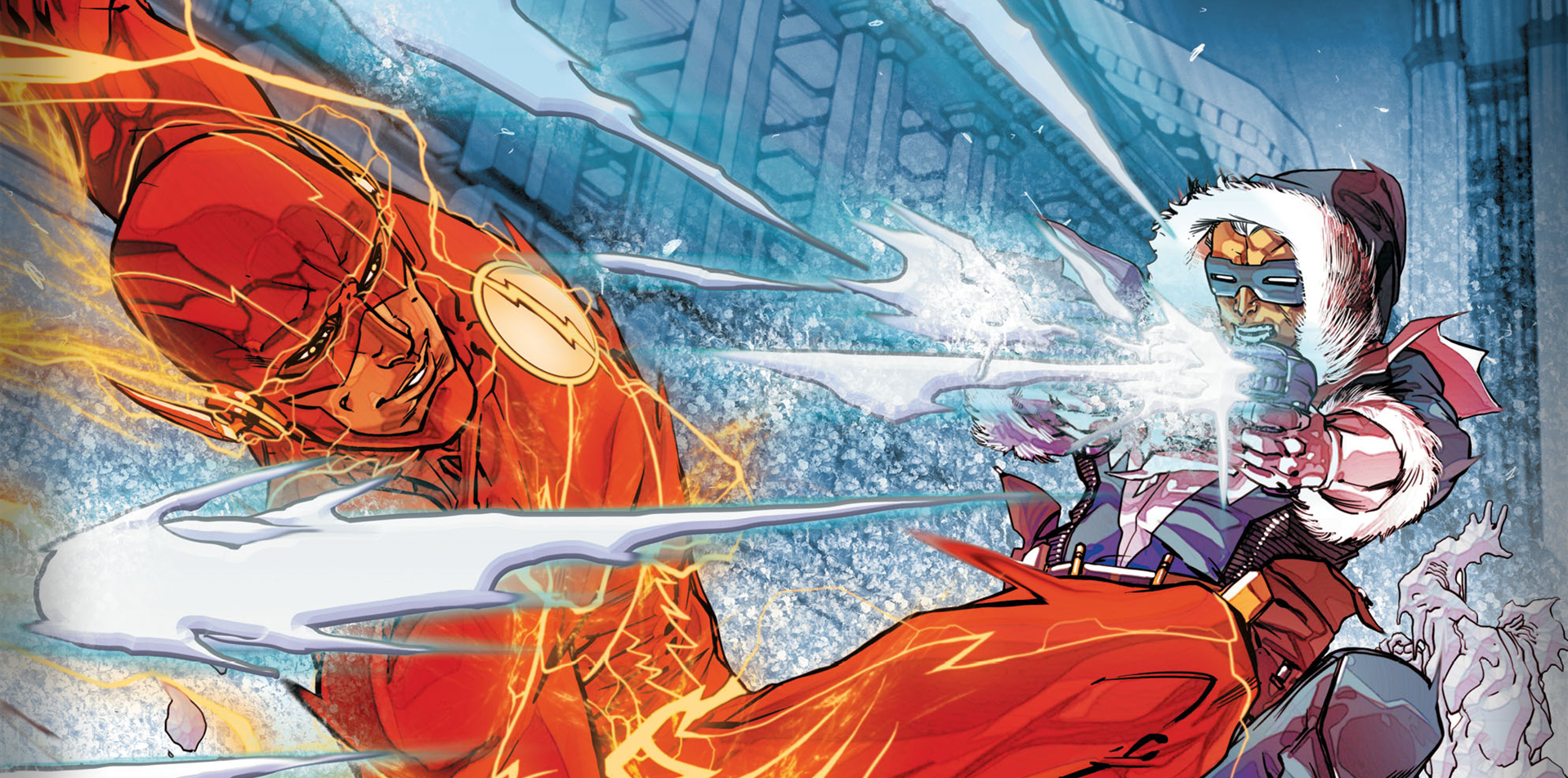 The Flash vs. Captain Cold HD Wallpaper