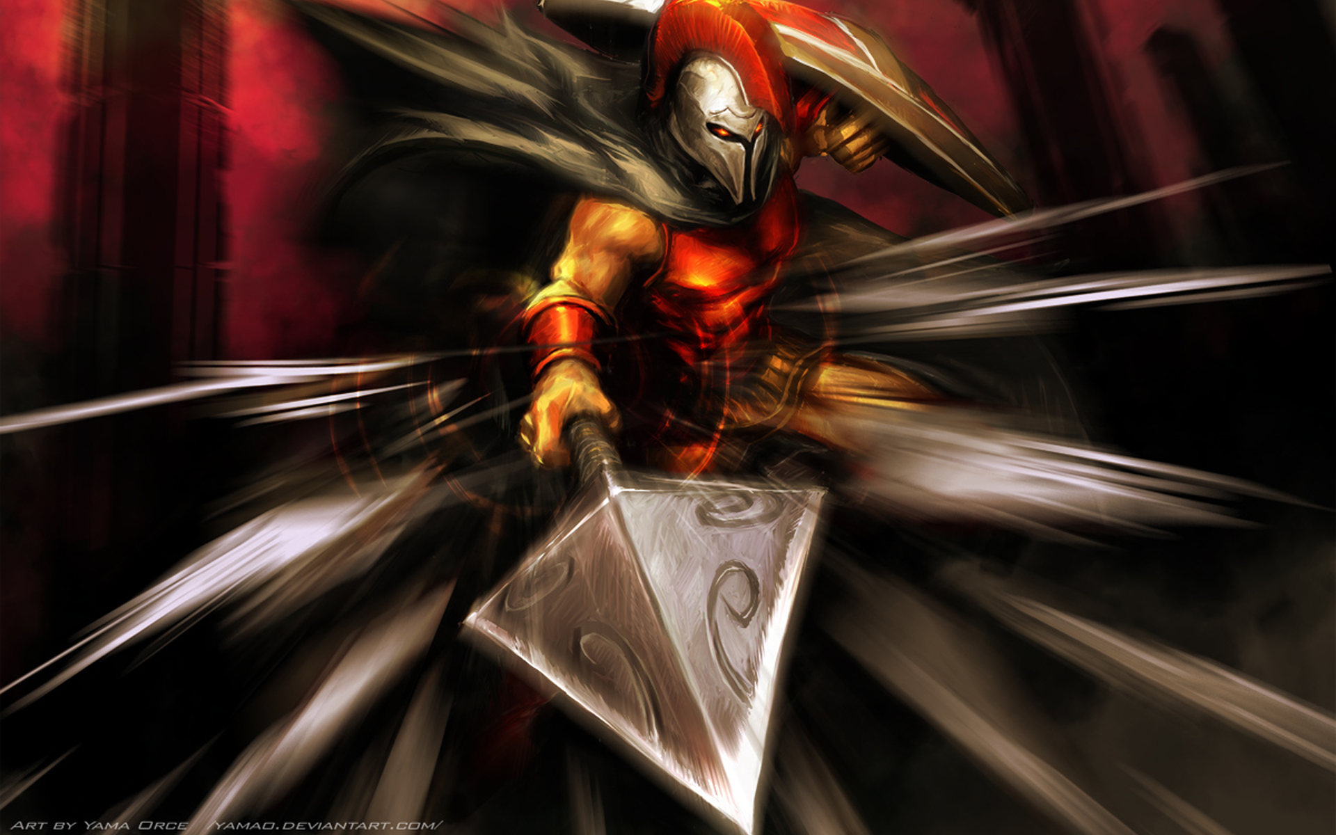 Pantheon from League of Legends HD Wallpaper