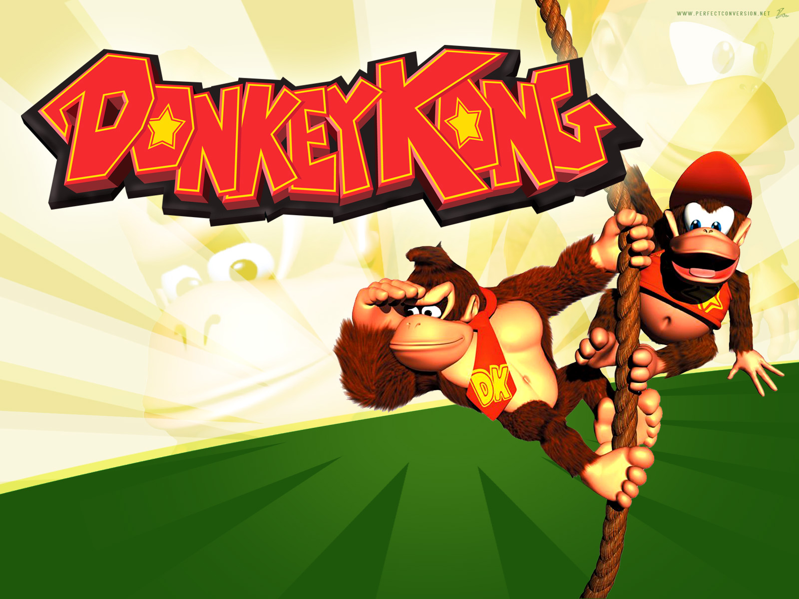 Donkey Kong and Diddy Kong from Donkey Kong HD Wallpaper