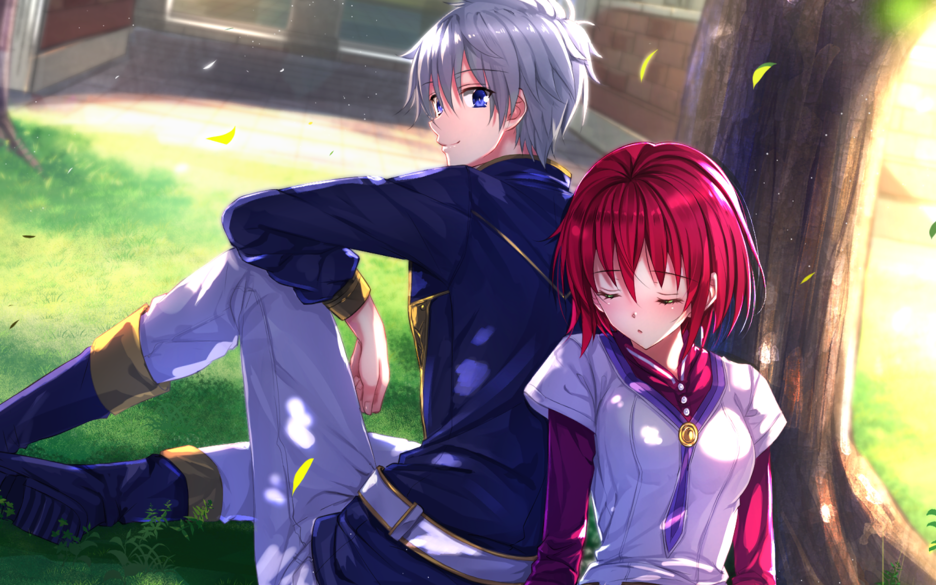 Shirayuki and Zen Wistalia from Snow White with the Red Hair HD Wallpaper