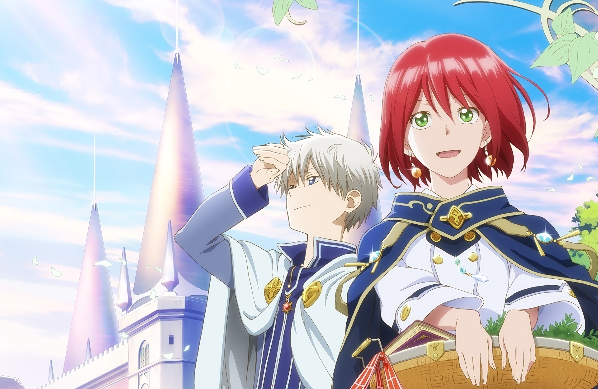 Shirayuki and Zen from Snow White with the Red Hair HD Wallpaper