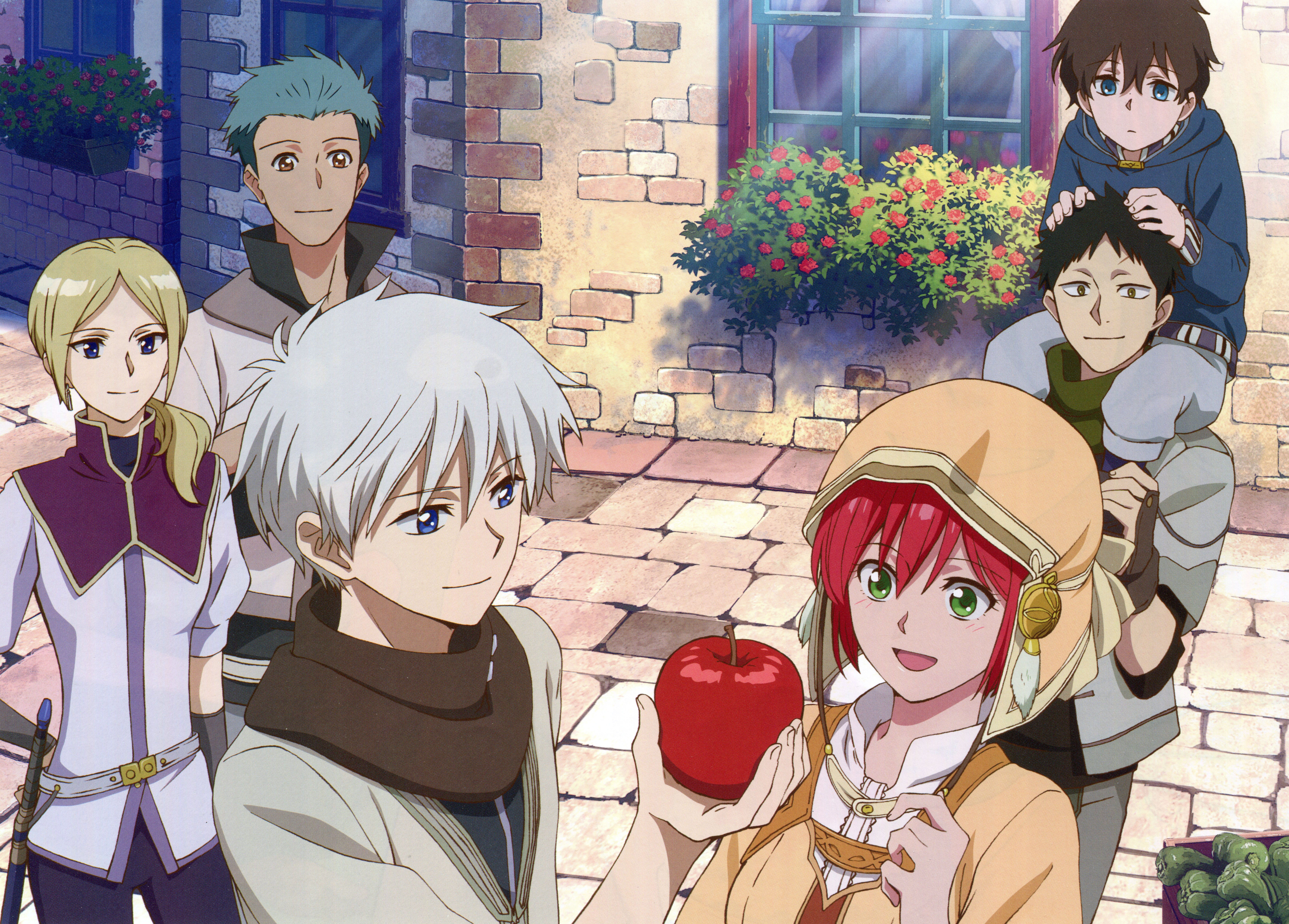 Characters from Snow White with the Red Hair HD Wallpaper