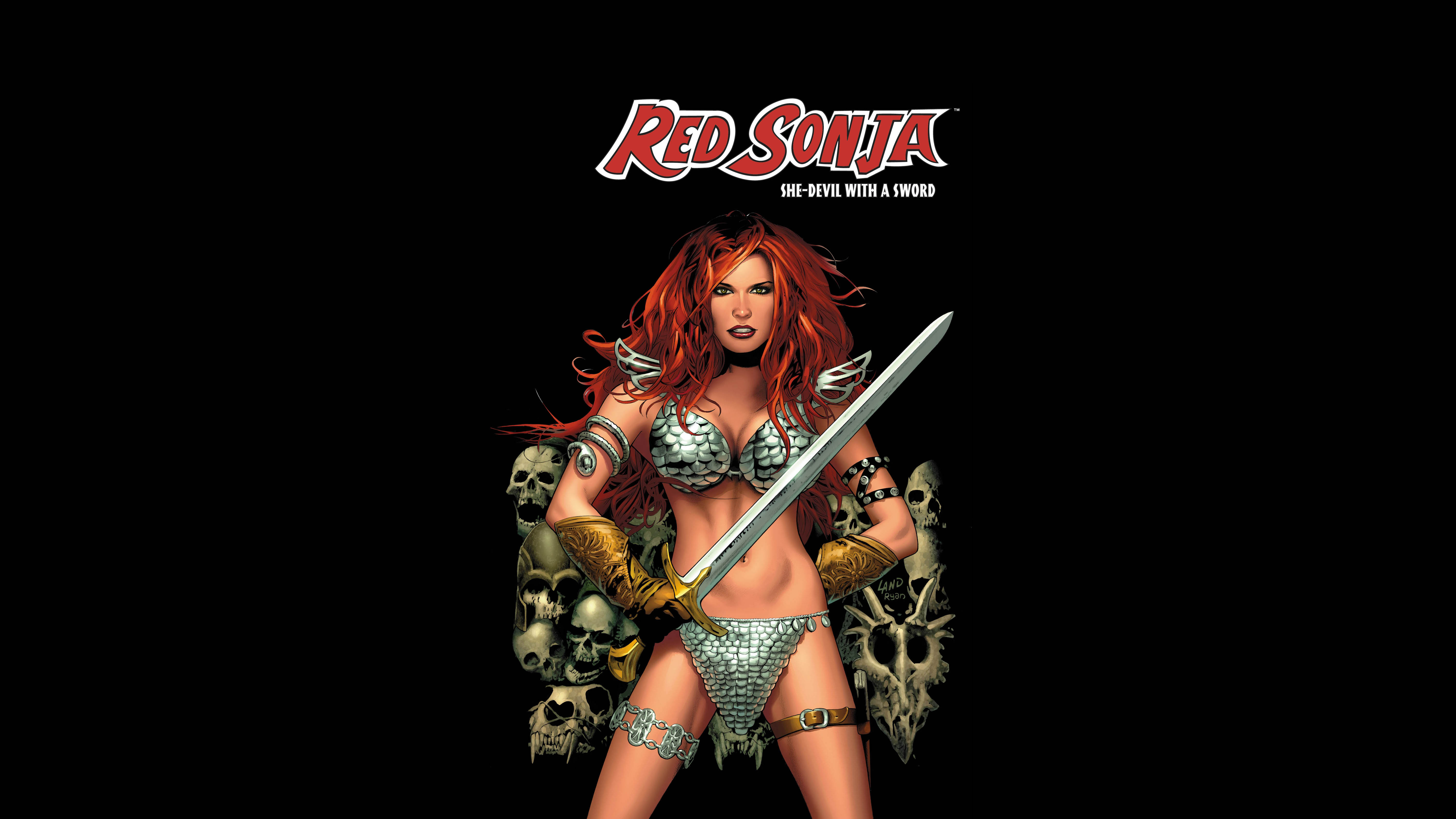 Red Sonja She-Devil with a Sword HD Wallpaper
