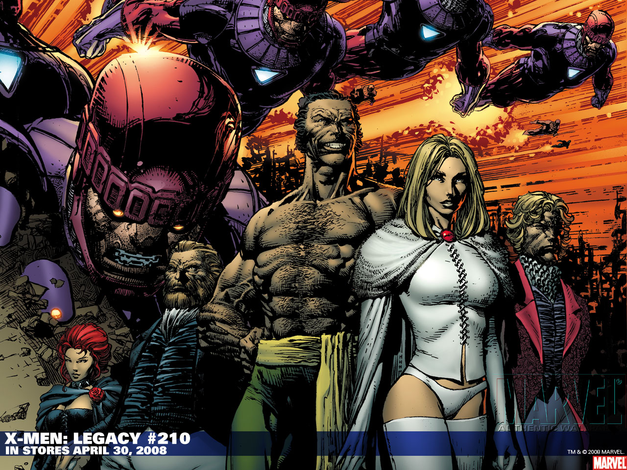 X-Men: Legacy #210 Cover Art HD Wallpaper