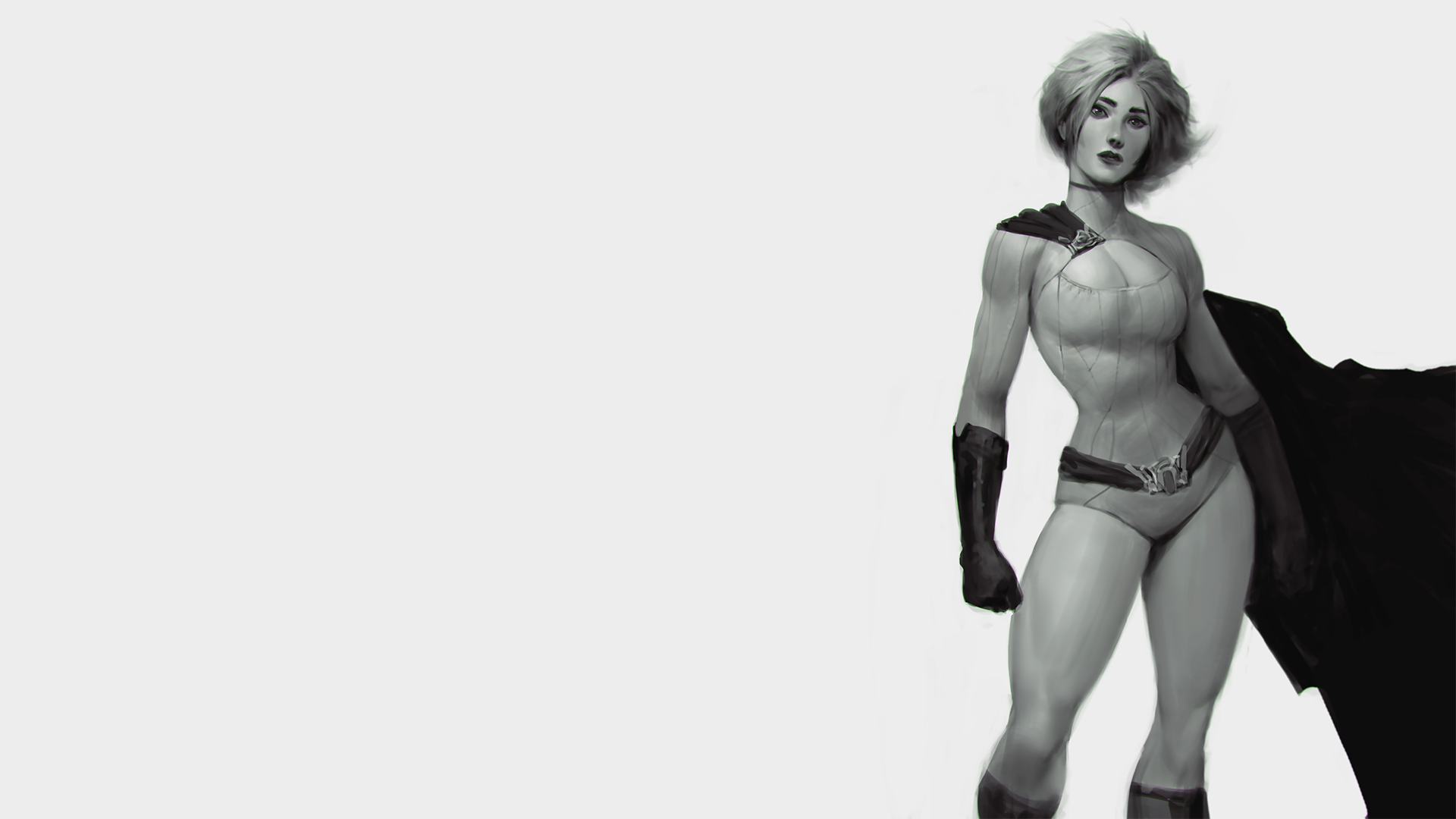 Power Girl from DC Comics HD Wallpaper