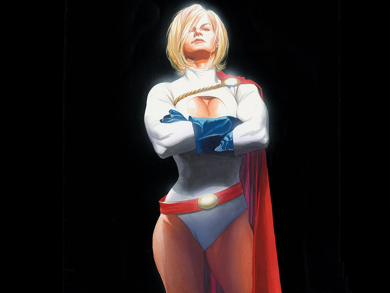 Power Girl from DC Comics HD Wallpaper