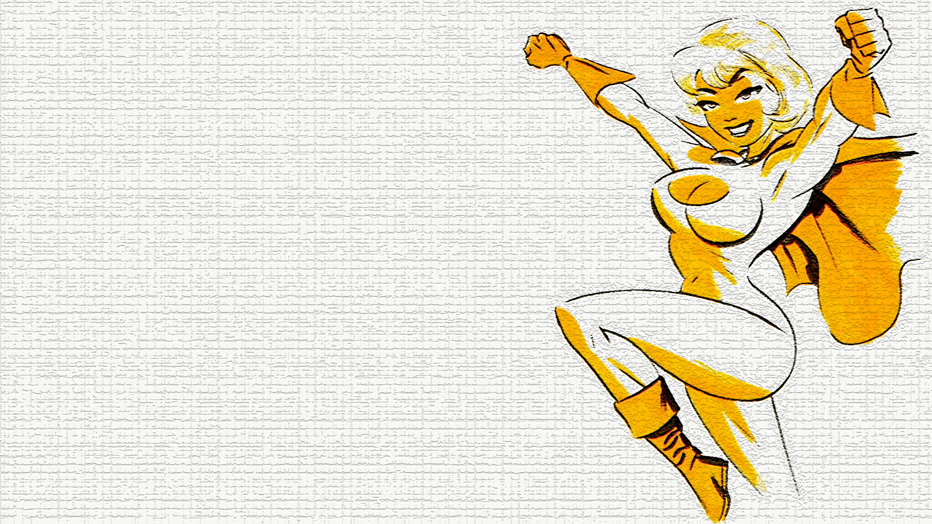 Power Girl comic art HD Wallpaper