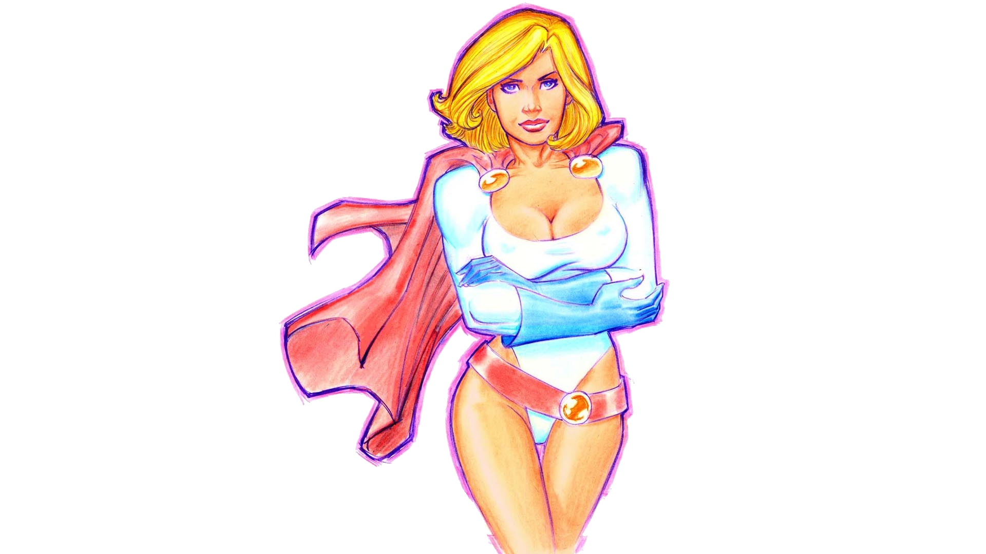 Power Girl from DC Comics HD Wallpaper