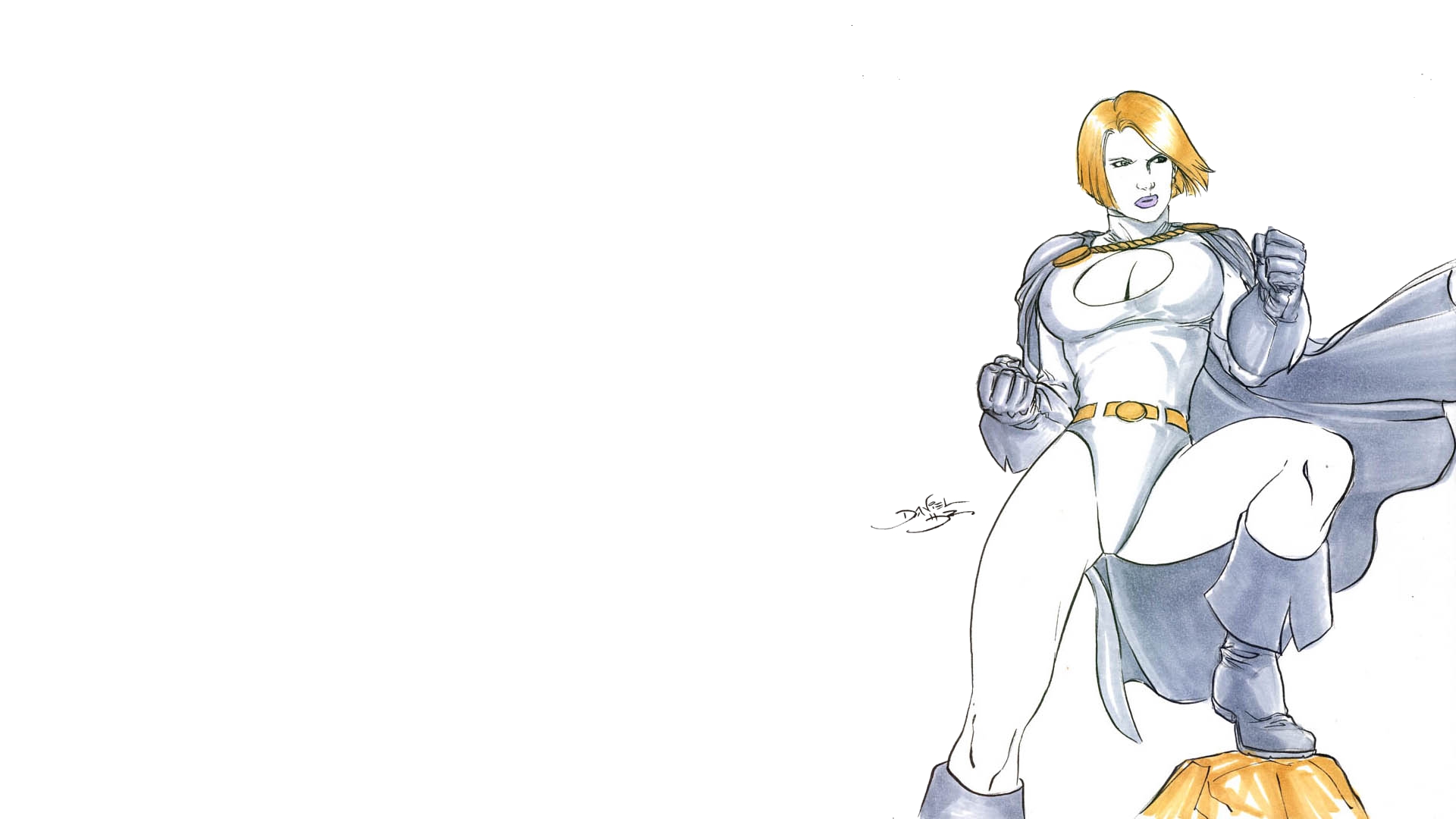 Power Girl from DC Comics HD Wallpaper