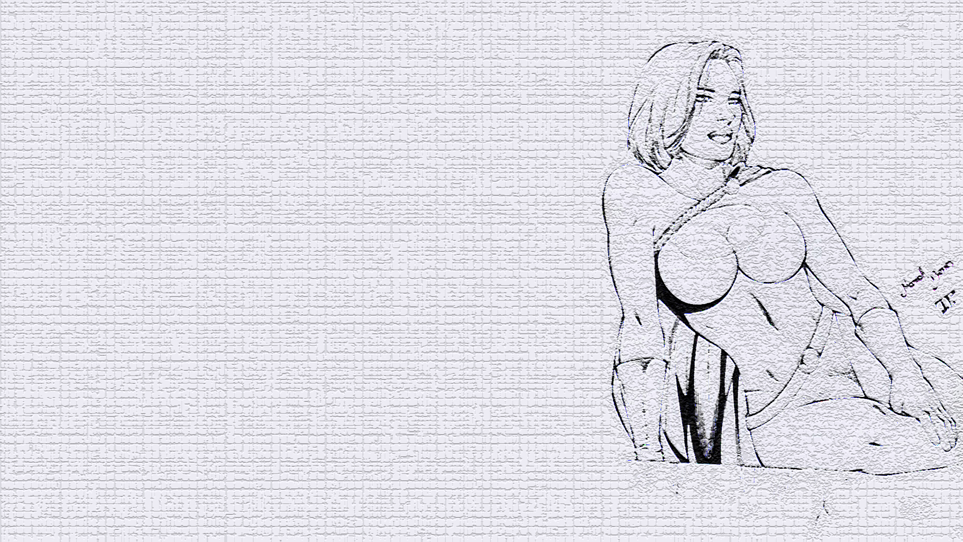 Power Girl comic art HD Wallpaper