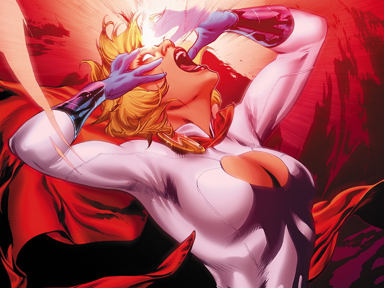 Power Girl from DC Comics HD Wallpaper