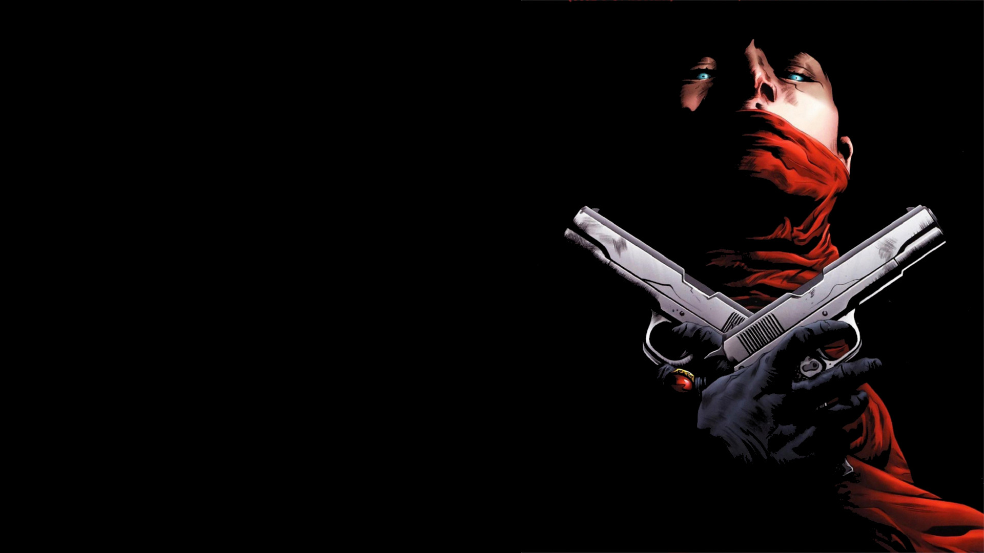 The Shadow with Two Guns HD Wallpaper