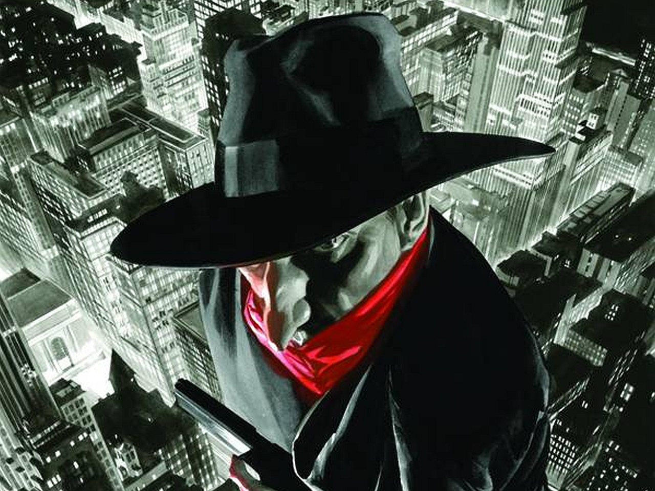 The Shadow in the City HD Wallpaper