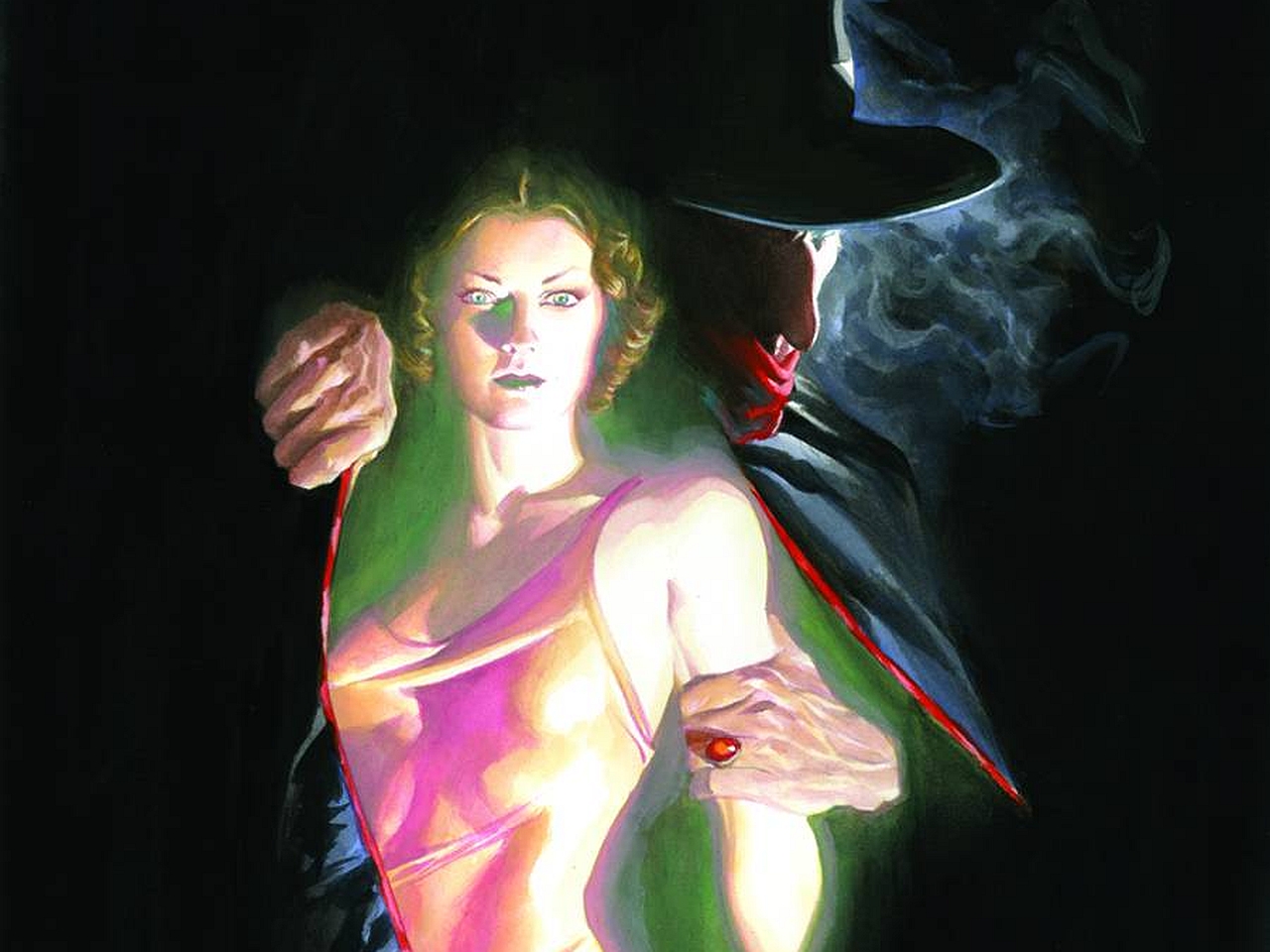 The Shadow and a Woman HD Wallpaper