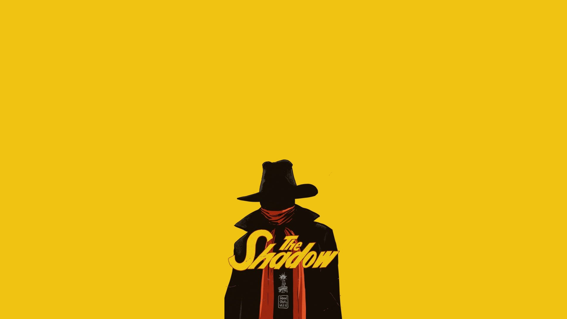 The Shadow character silhouette HD Wallpaper
