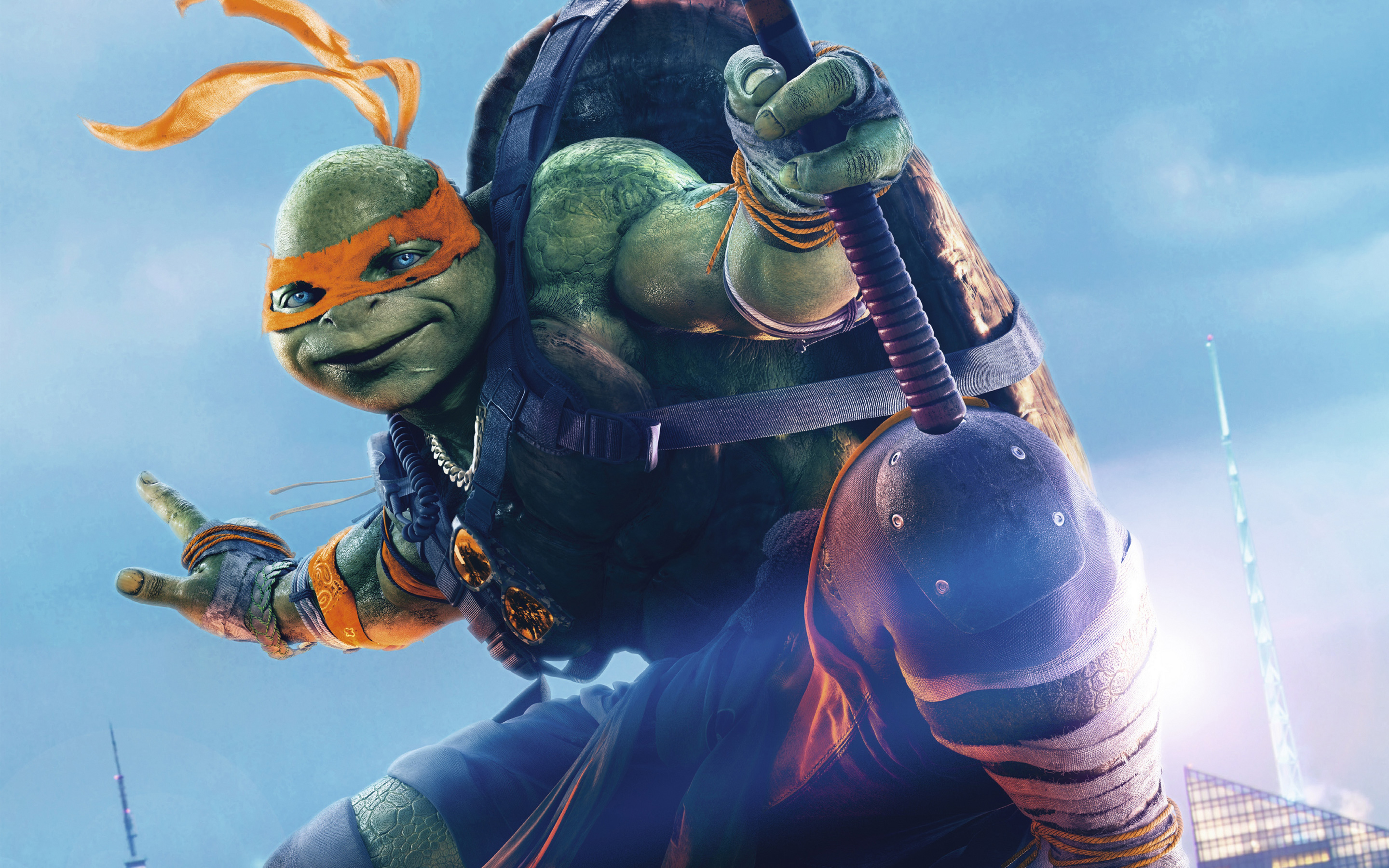 Michelangelo from Teenage Mutant Ninja Turtles HD Wallpaper