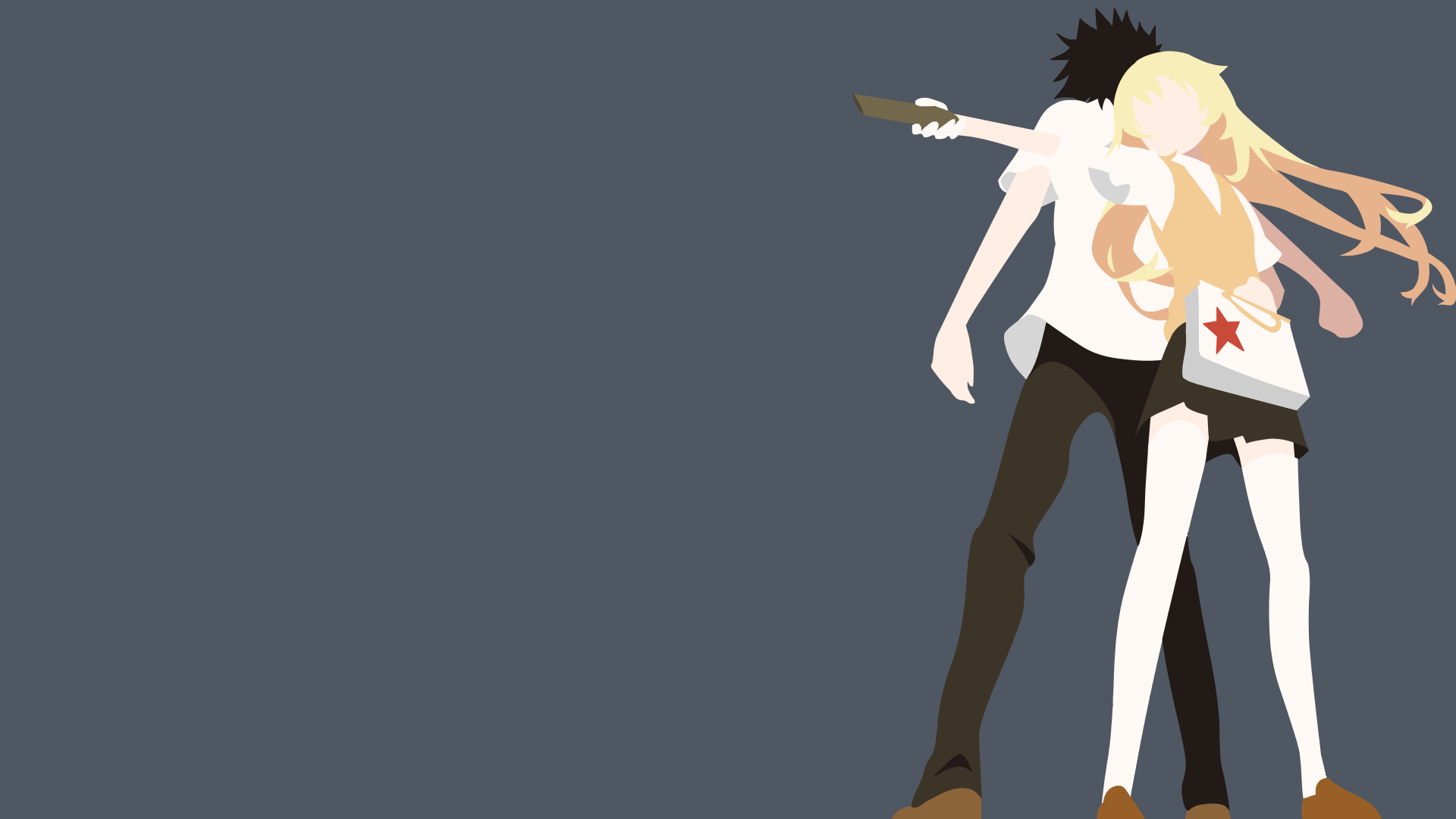 Toma Kamijo and Index HD Wallpaper