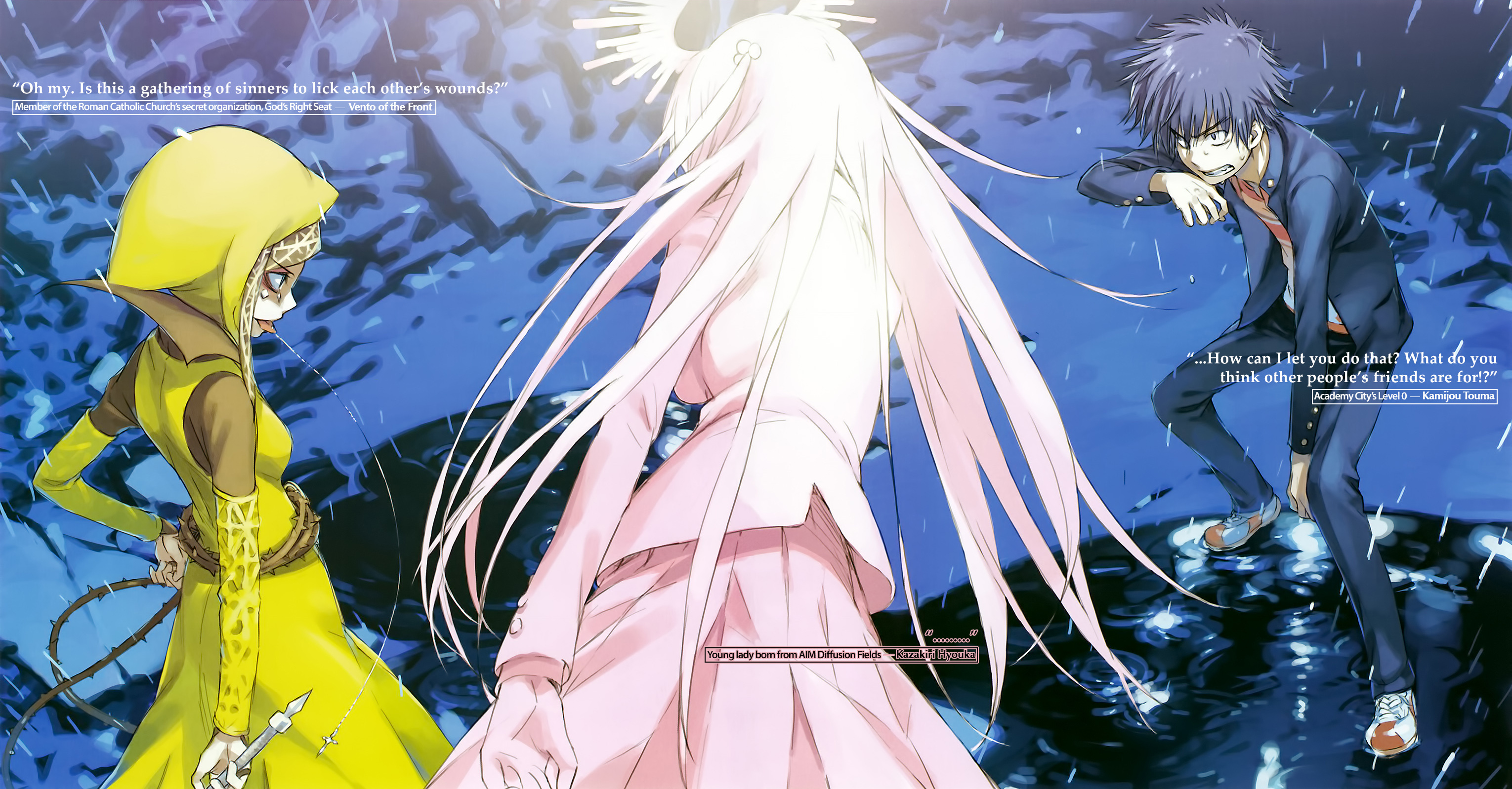 Toma Kamijo from A Certain Magical Index HD Wallpaper