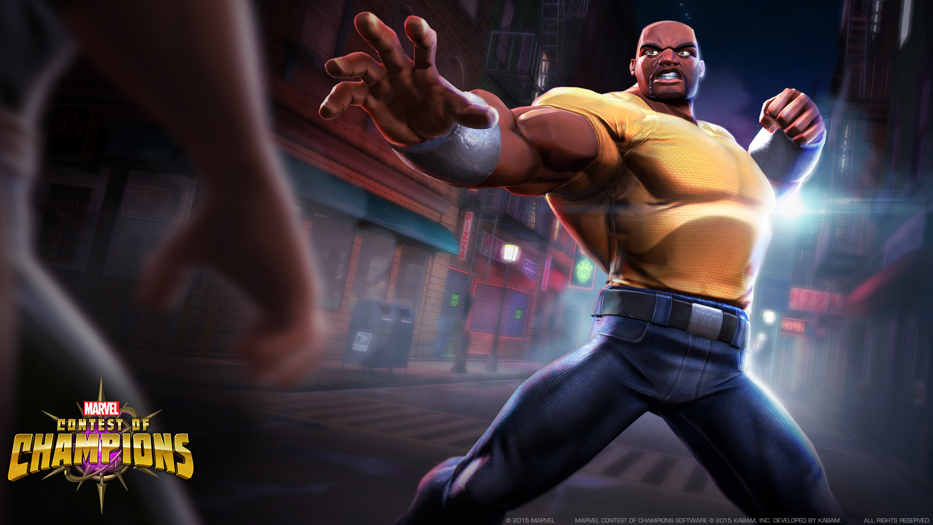 Luke Cage from Marvel Contest of Champions HD Wallpaper