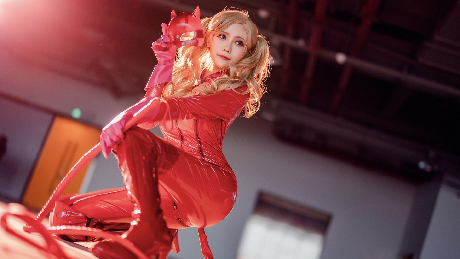 Ann Takamaki from Persona 5 cosplay HD Wallpaper