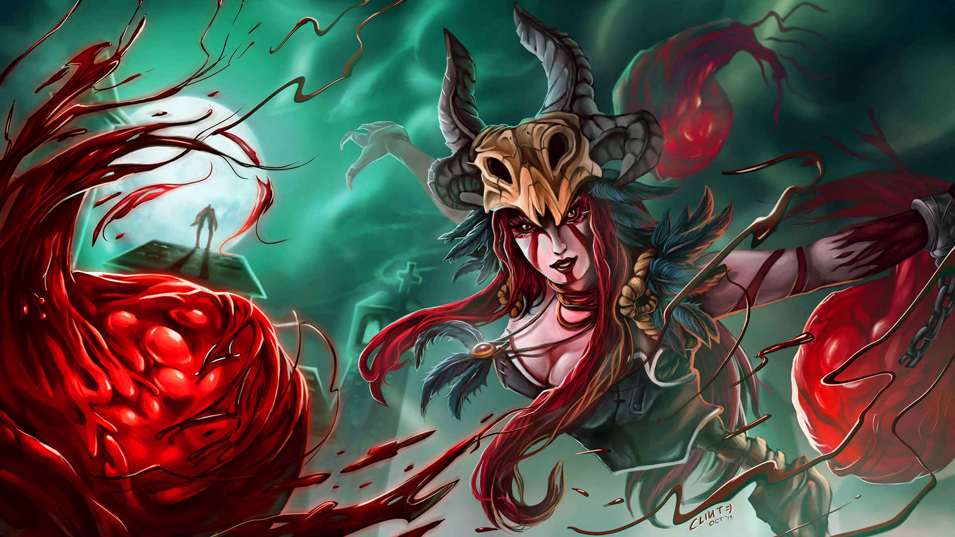 Syndra from League of Legends HD Wallpaper