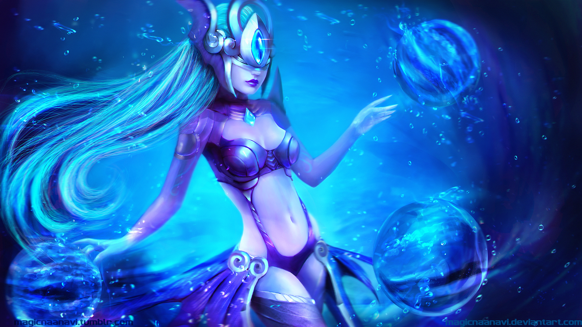 Syndra from League of Legends HD Wallpaper
