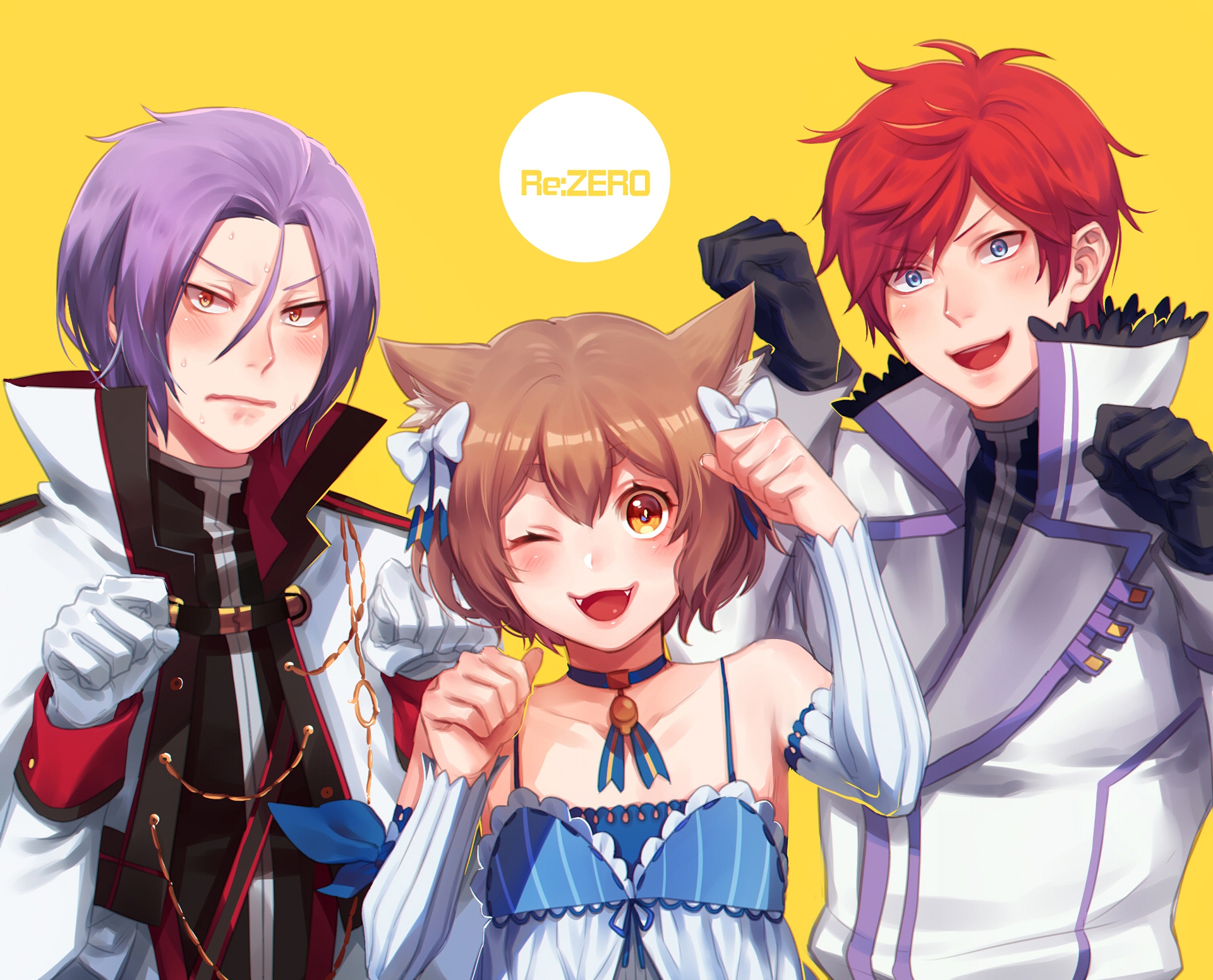 Felix Argyle and Reinhard van Astrea from Re:Zero HD Wallpaper