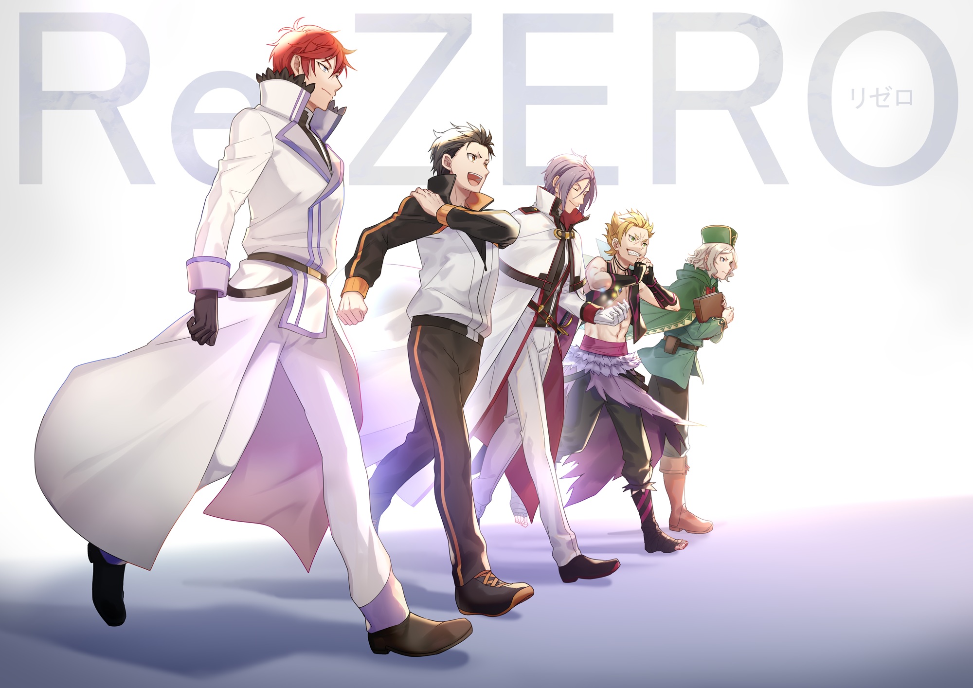 Reinhard van Astrea and friends from Re:Zero HD Wallpaper