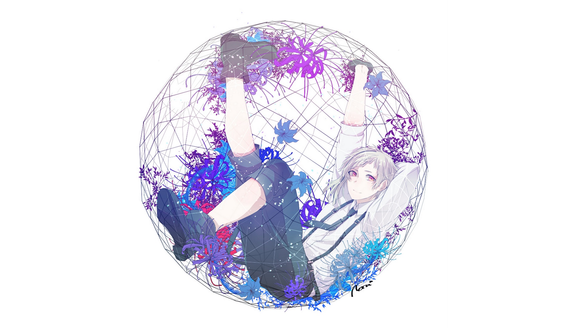 Atsushi Nakajima from Bungo Stray Dogs HD Wallpaper