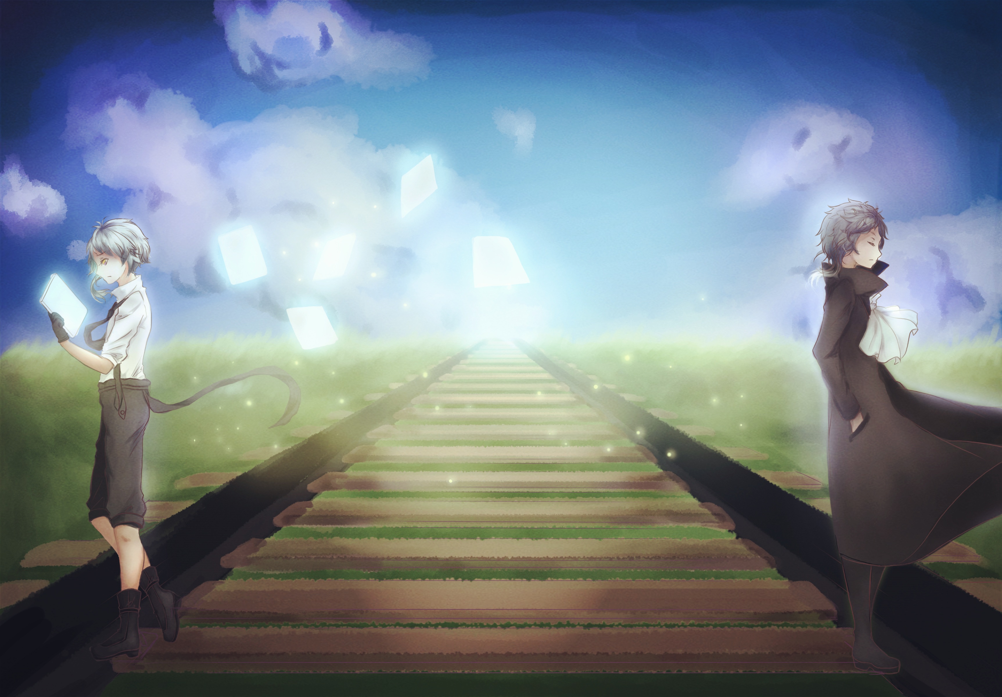 Atsushi Nakajima from Bungo Stray Dogs HD Wallpaper