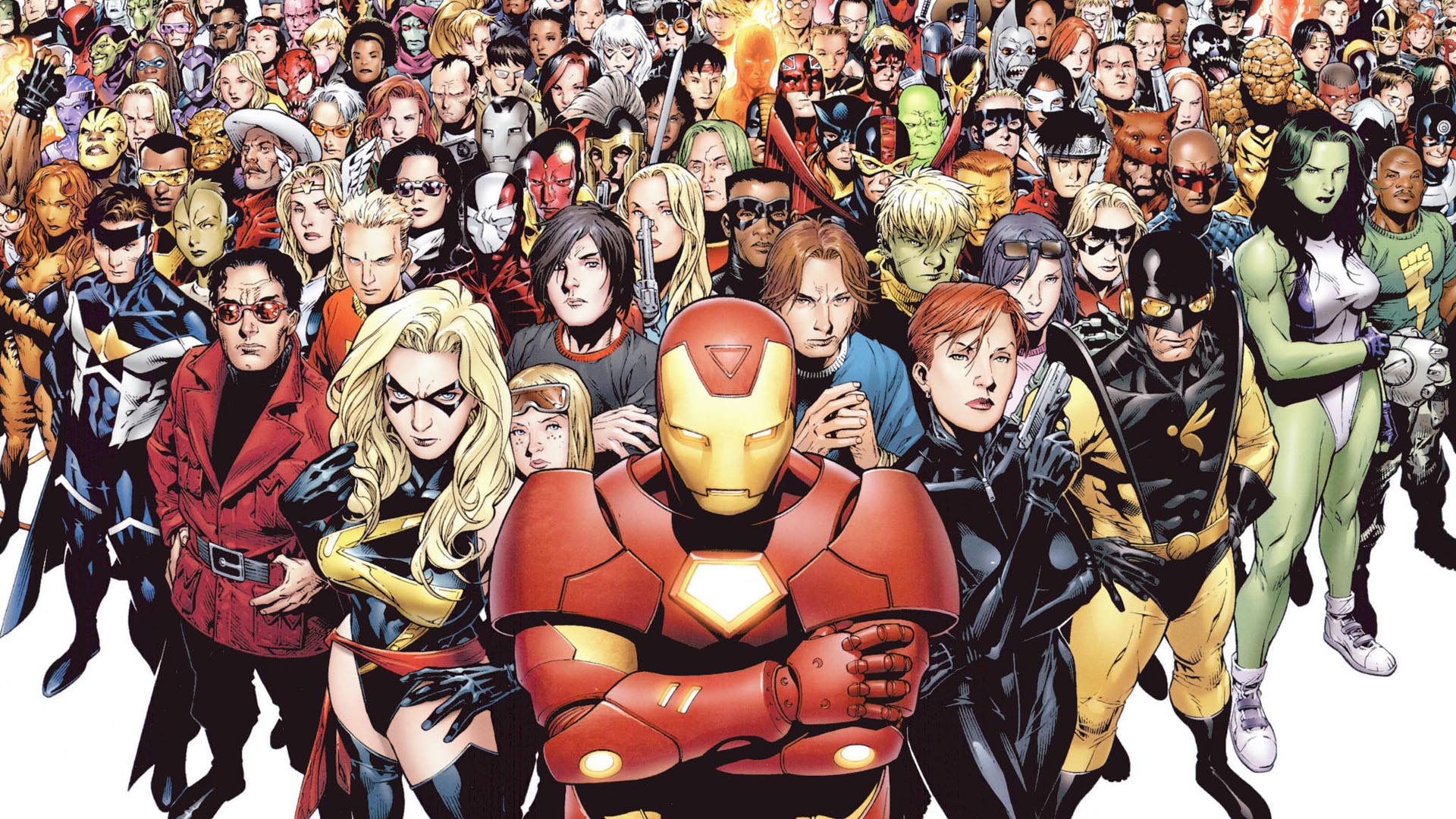 Marvel Comics Superheroes Assemble HD Wallpaper