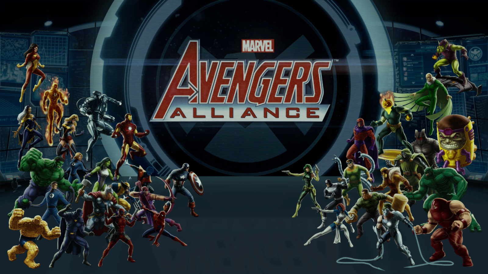 Marvel Avengers Alliance characters HD Wallpaper