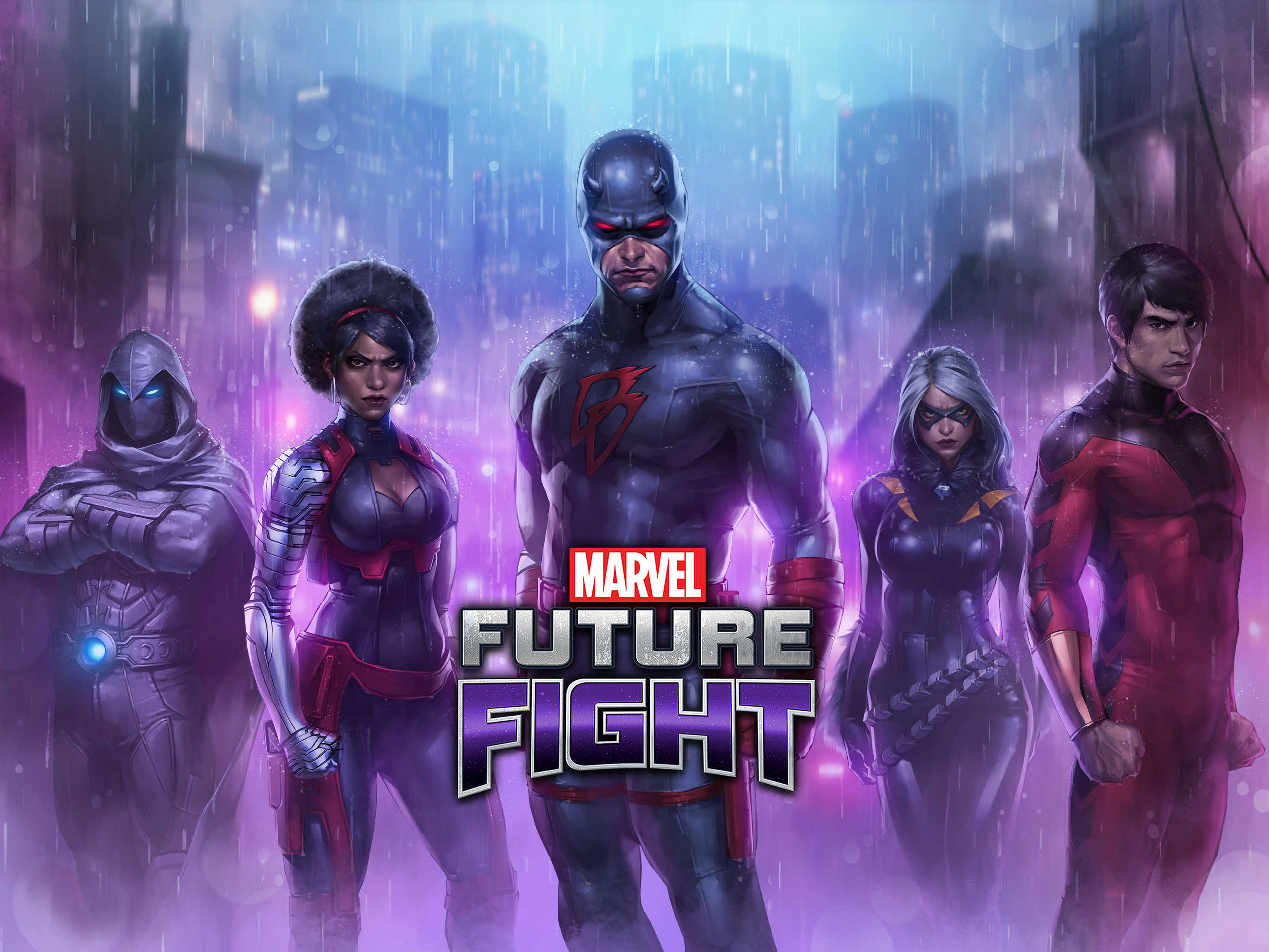 Marvel Future Fight Daredevil and allies HD Wallpaper