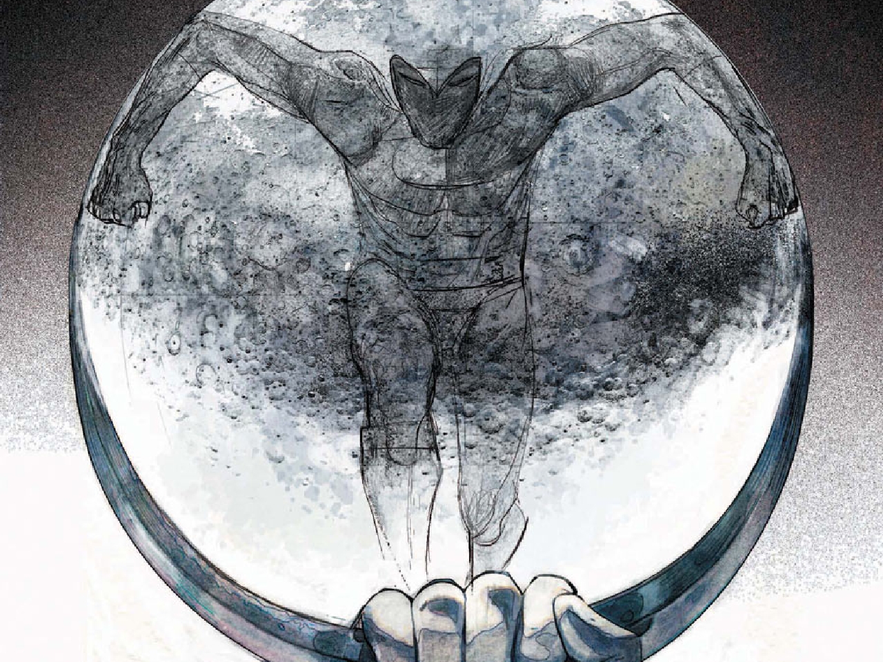 Moon Knight holding the Moon HD Wallpaper