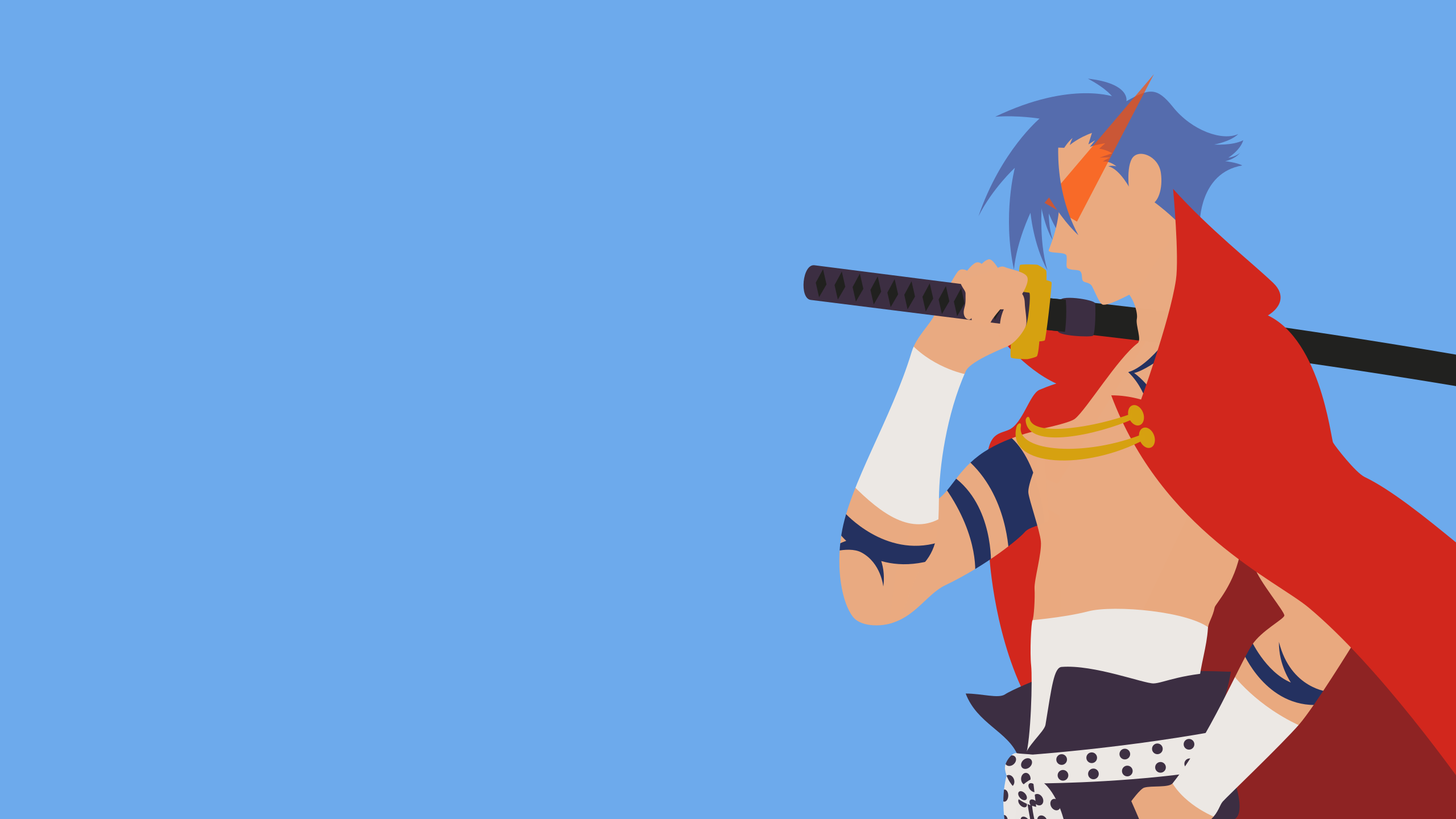 Kamina from Tengen Toppa Gurren Lagann HD Wallpaper