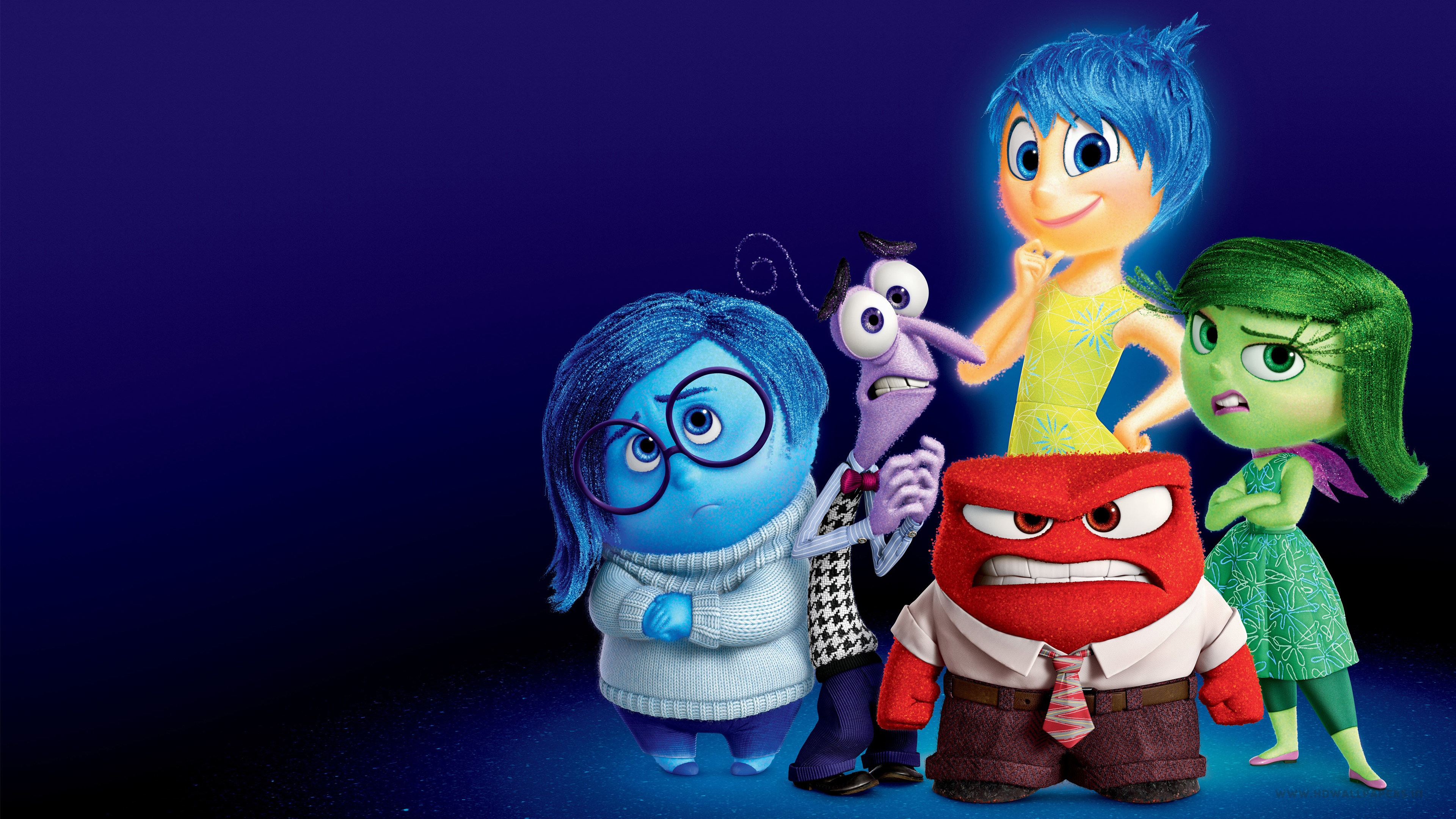 Joy and other emotions from Inside Out HD Wallpaper