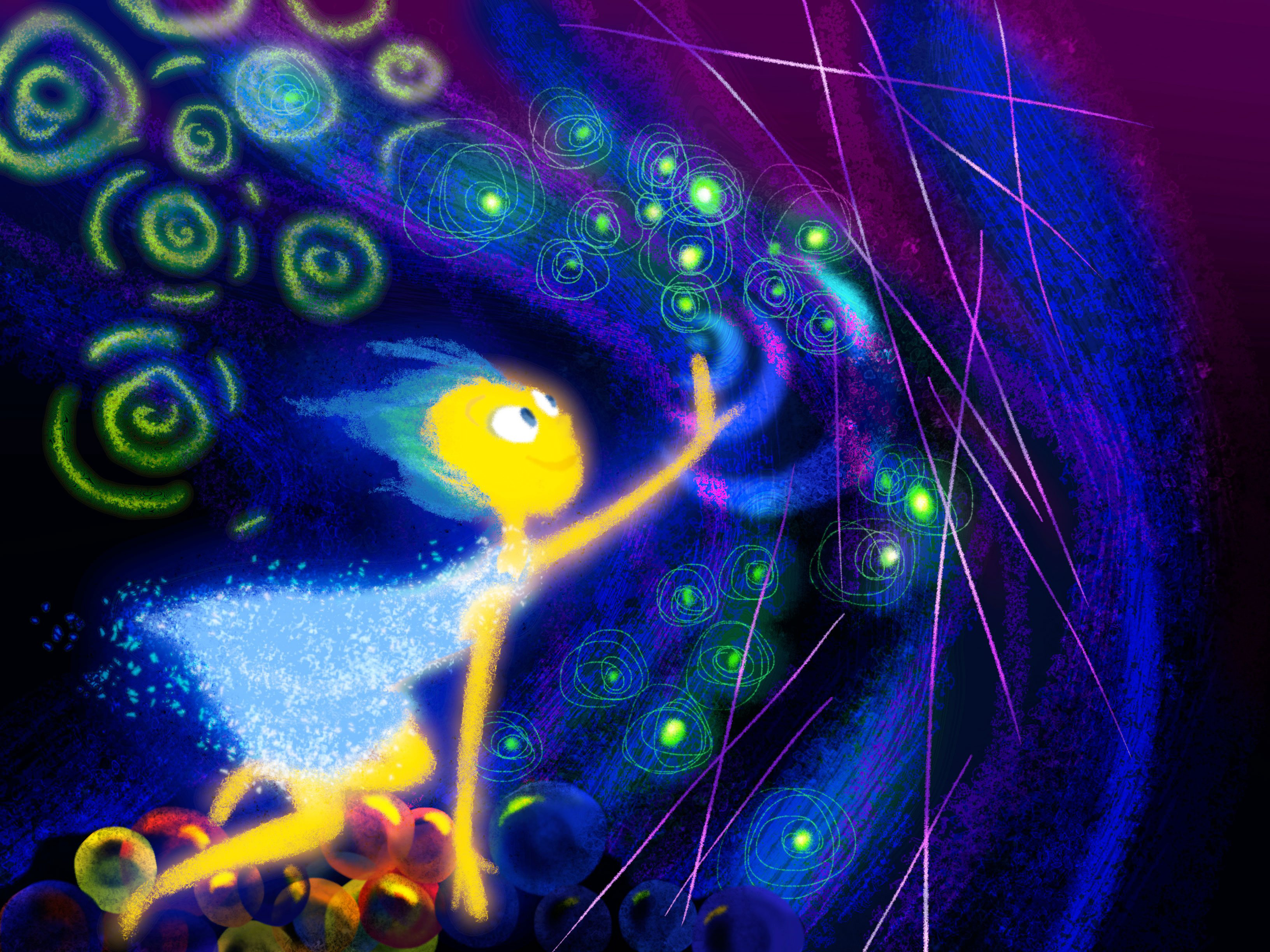 Joy from Inside Out HD Wallpaper