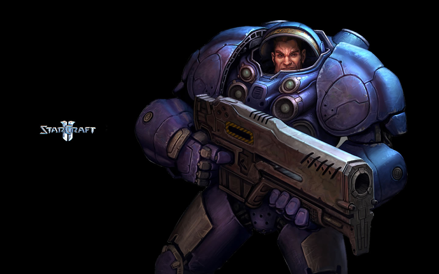 Marine with rifle from StarCraft HD Wallpaper