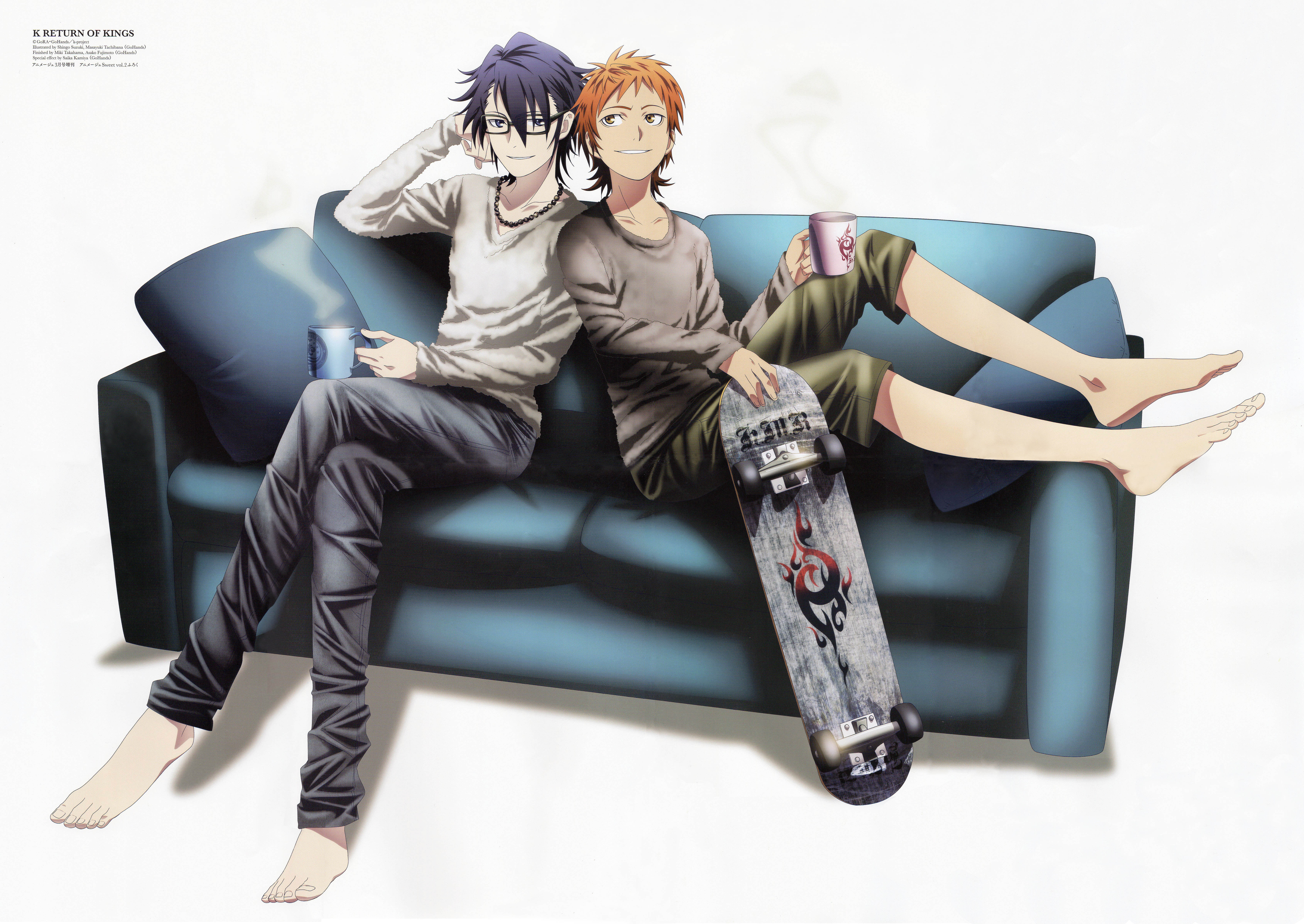 K Return of Kings: Yata Misaki and Kusanagi Yata HD Wallpaper