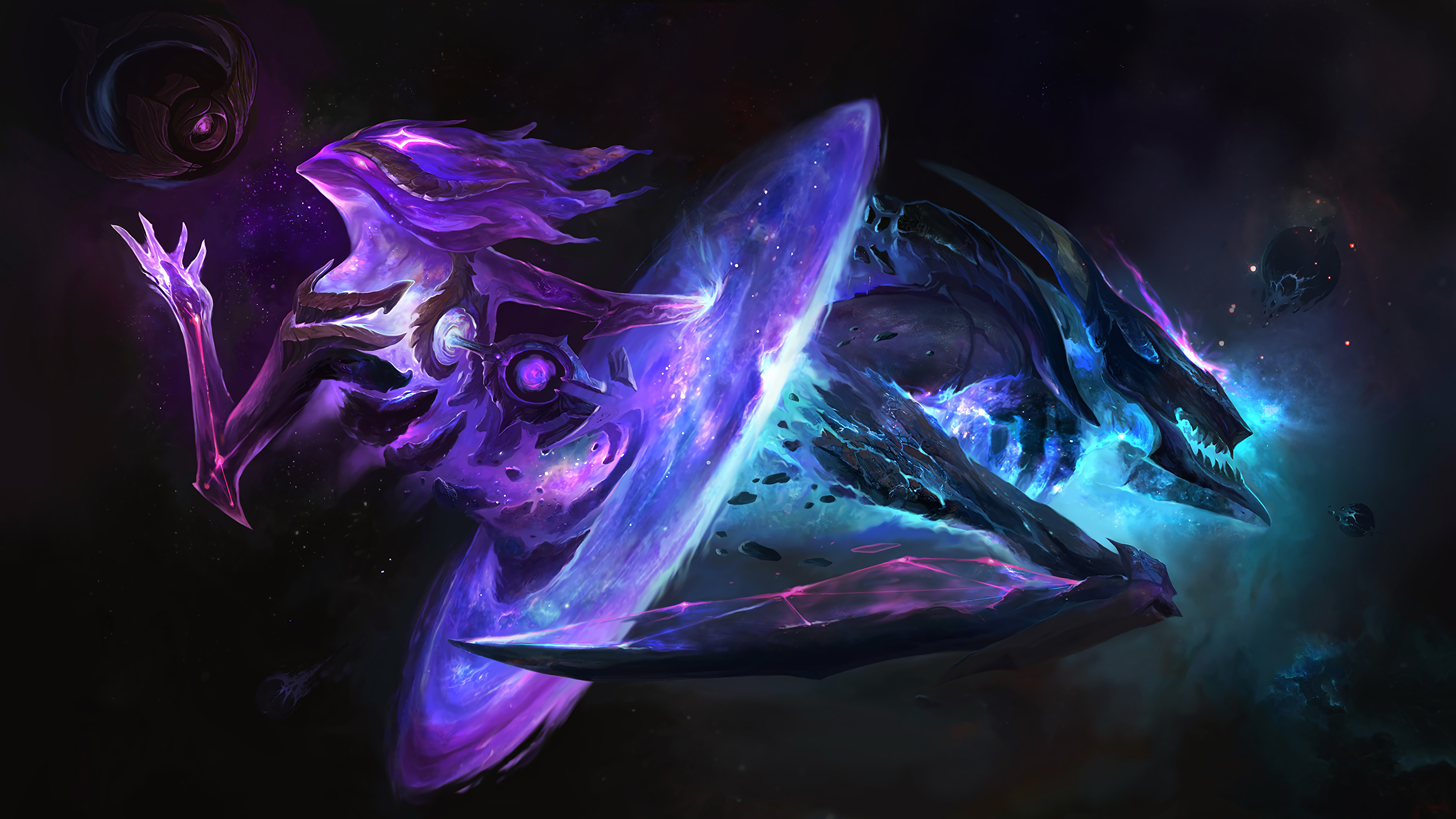 Kha'Zix from League of Legends in space HD Wallpaper