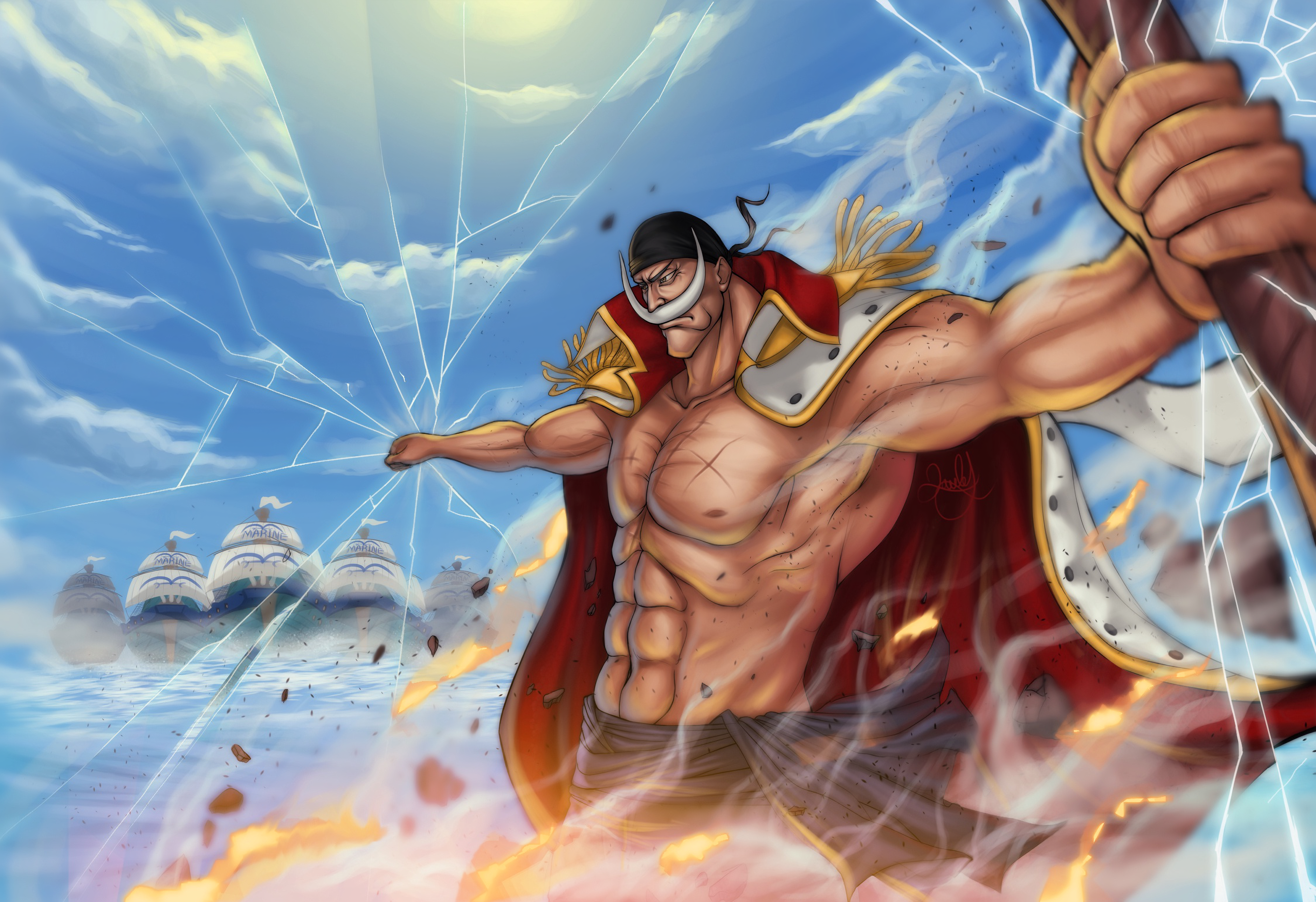 Edward Newgate from One Piece HD Wallpaper